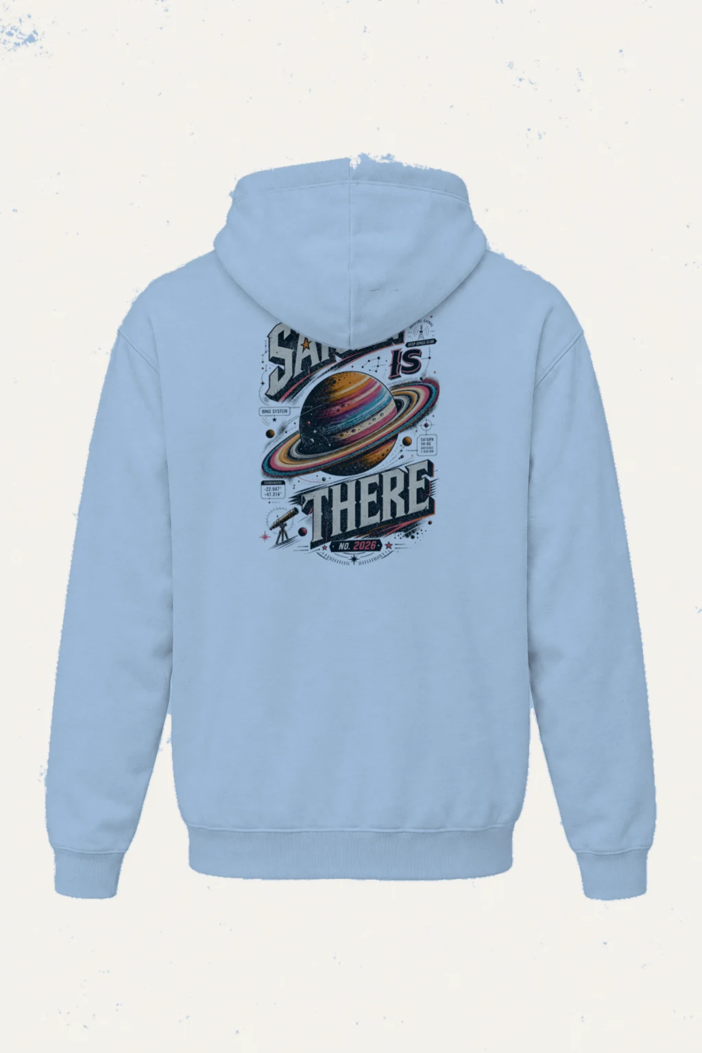 "Saturn Is There" Heavy Blend Unisex Pullover Hoodie | Gildan 18500