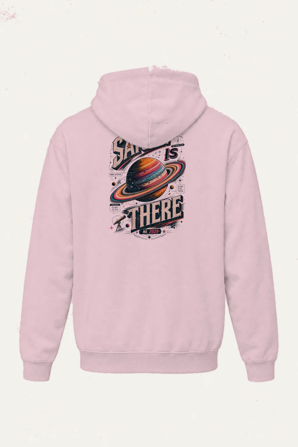 "Saturn Is There" Heavy Blend Unisex Pullover Hoodie | Gildan 18500