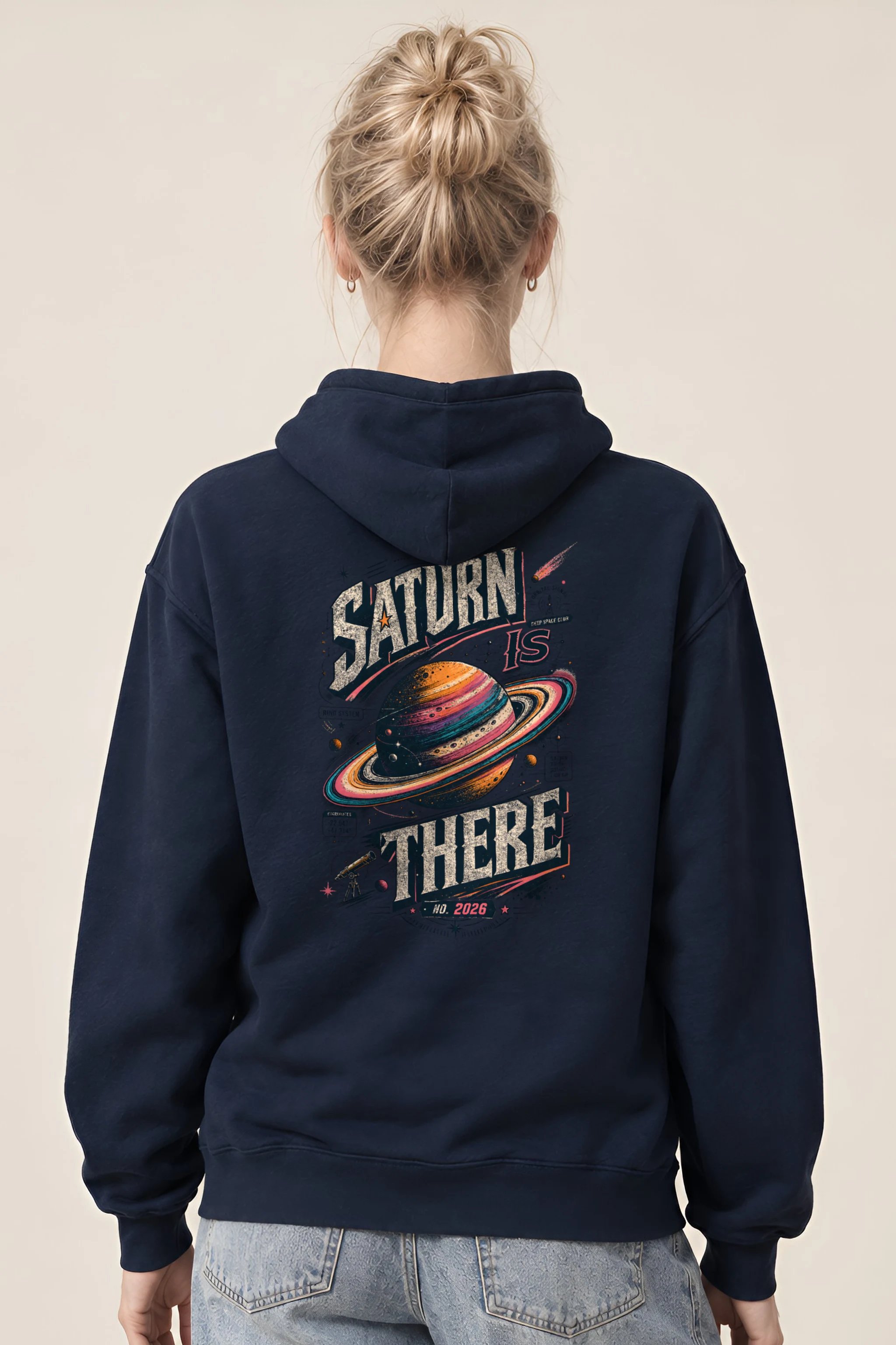 "Saturn Is There" Heavy Blend Unisex Pullover Hoodie
