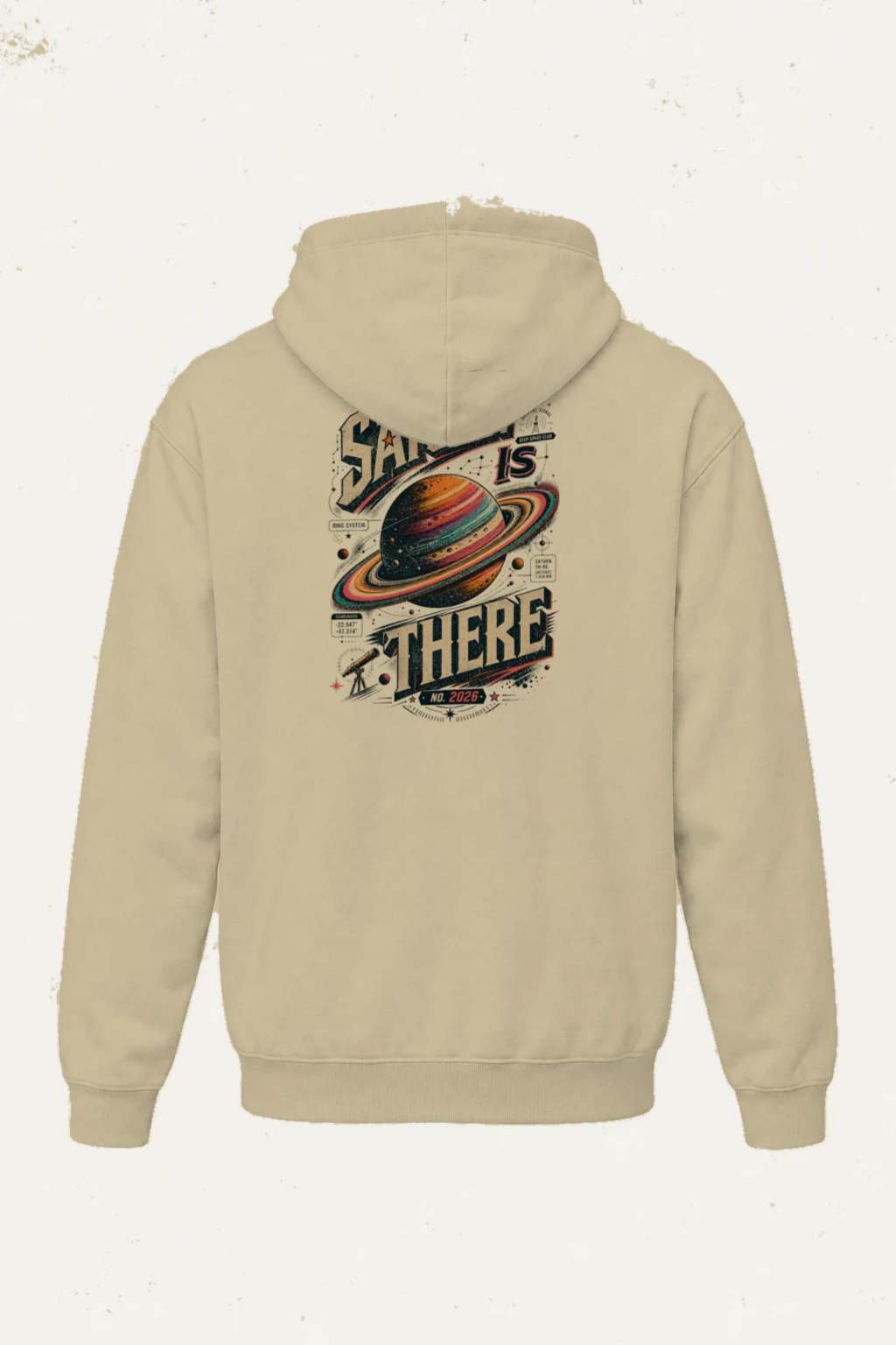"Saturn Is There" Heavy Blend Unisex Pullover Hoodie | Gildan 18500