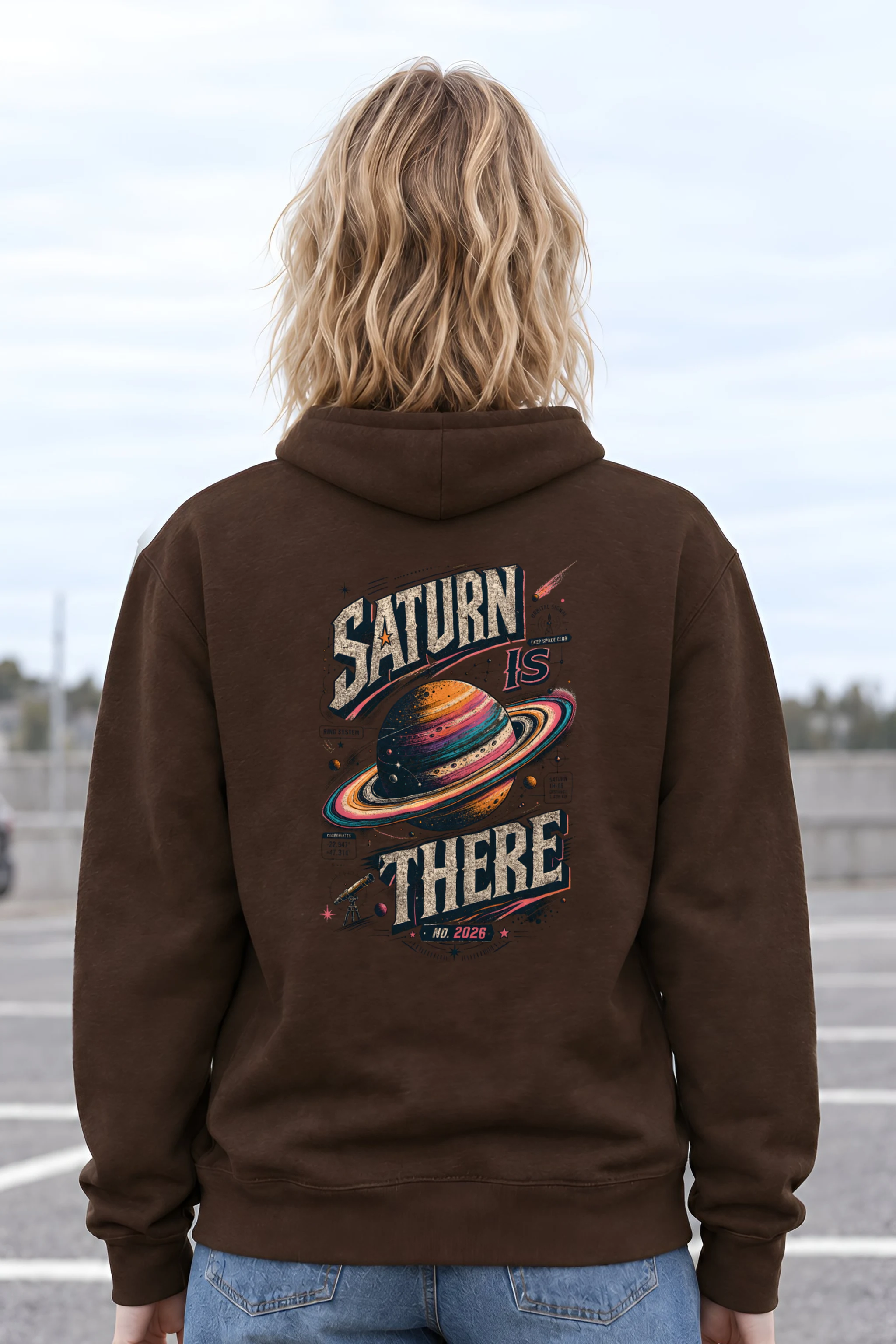 "Saturn Is There" Heavy Blend Unisex Pullover Hoodie