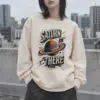 "Saturn Is There" Unisex Sponge Fleece Crewneck Sweatshirt | Bella + Canvas 3901