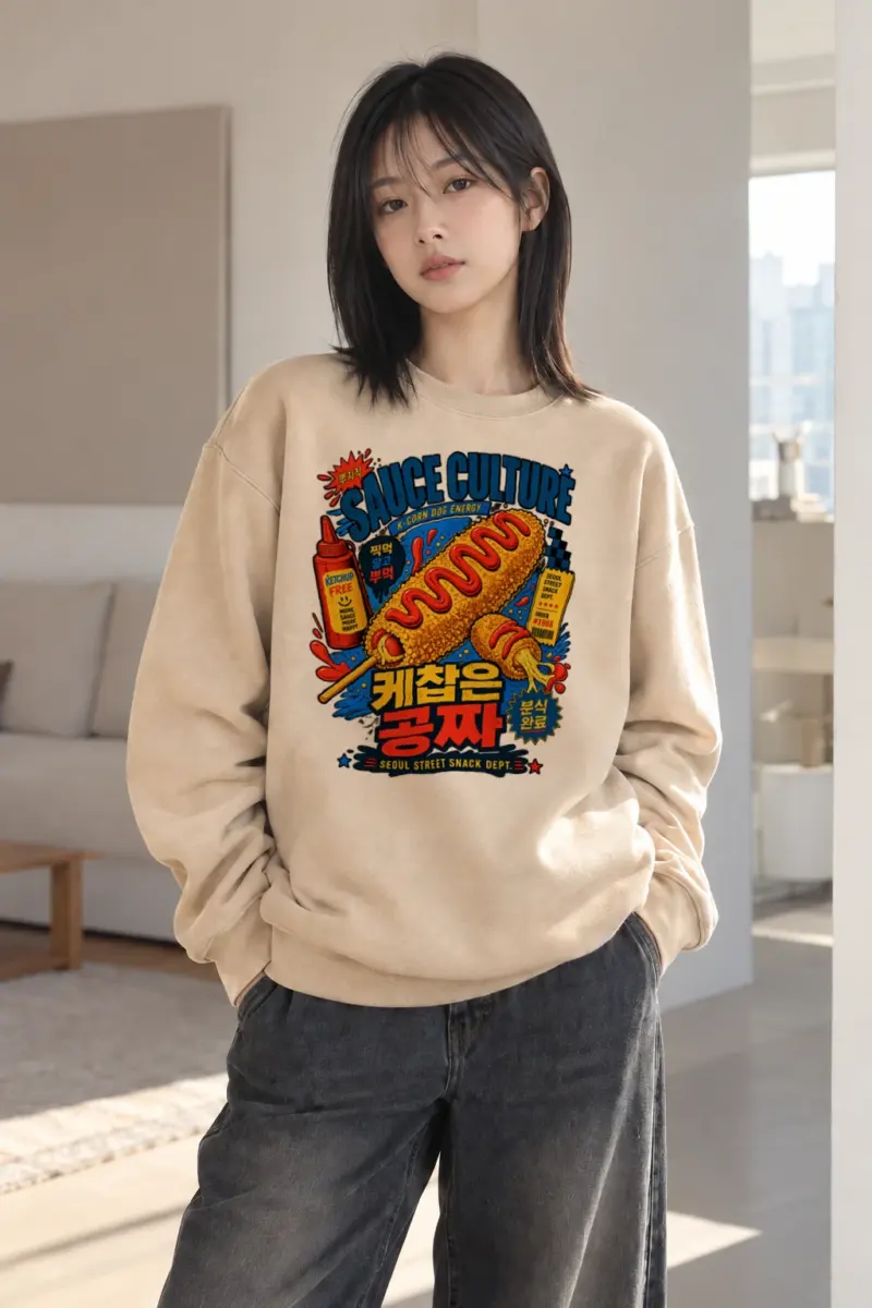 "Sauce Culture" Heavy Blend Unisex Crewneck Sweatshirt | Gildan 18000