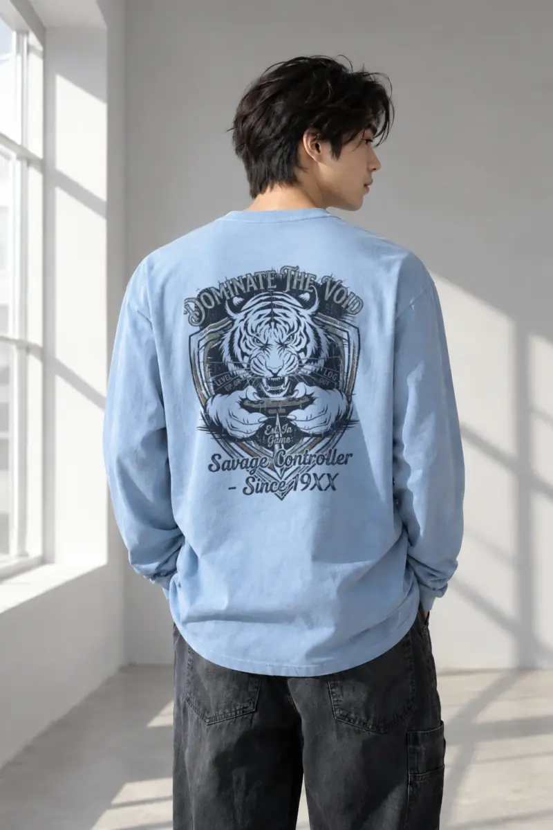 “Savage Controller” Unisex Longsleeve T-shirt | Gildan 2400