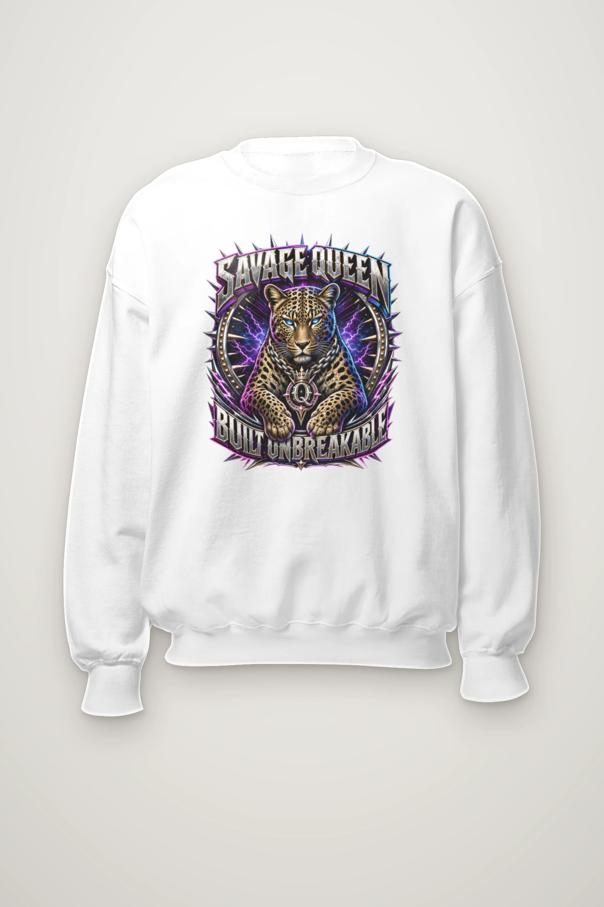 "Savage Queen" Heavy Blend Unisex Crewneck Sweatshirt