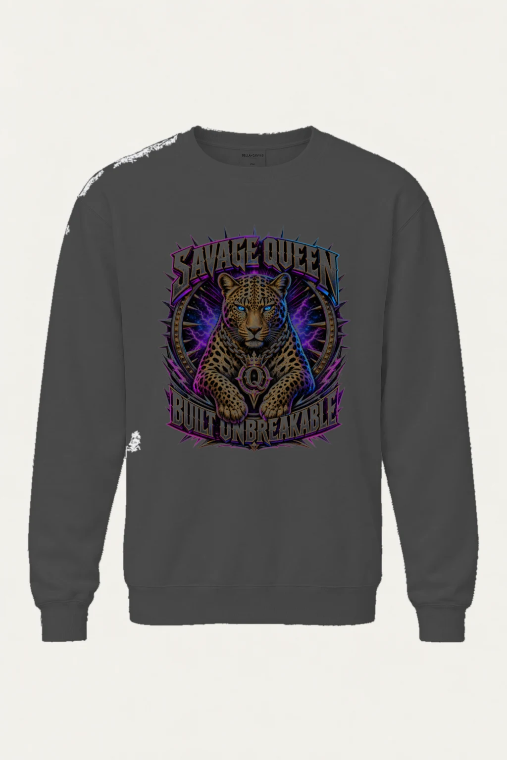 "Savage Queen" Heavy Blend Unisex Crewneck Sweatshirt | Gildan 18000