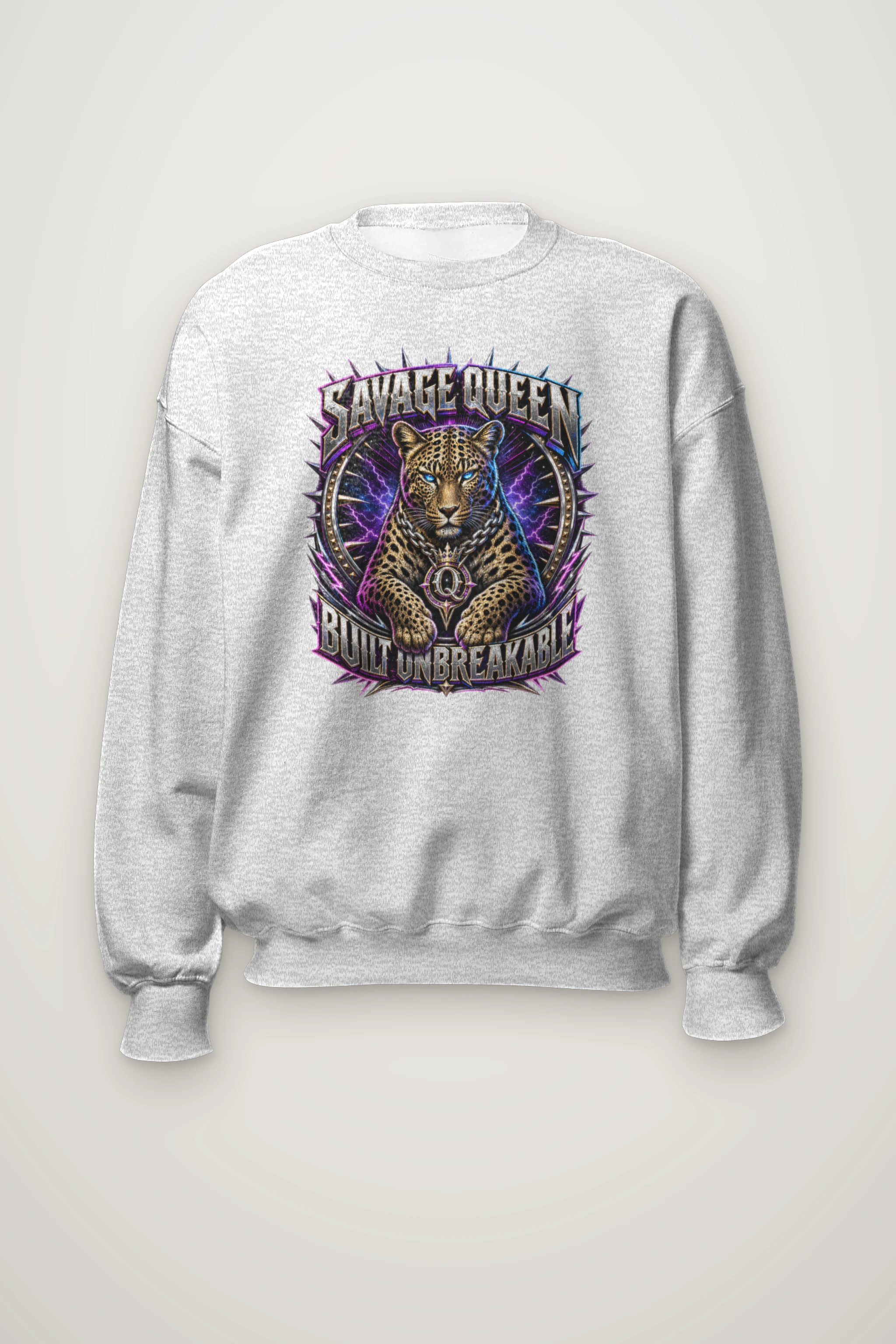 "Savage Queen" Heavy Blend Unisex Crewneck Sweatshirt