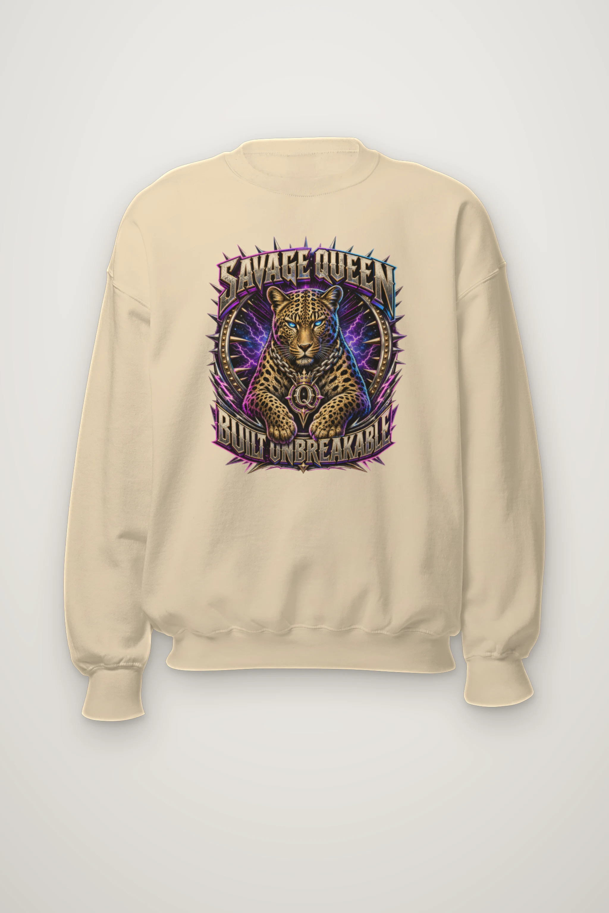 "Savage Queen" Heavy Blend Unisex Crewneck Sweatshirt