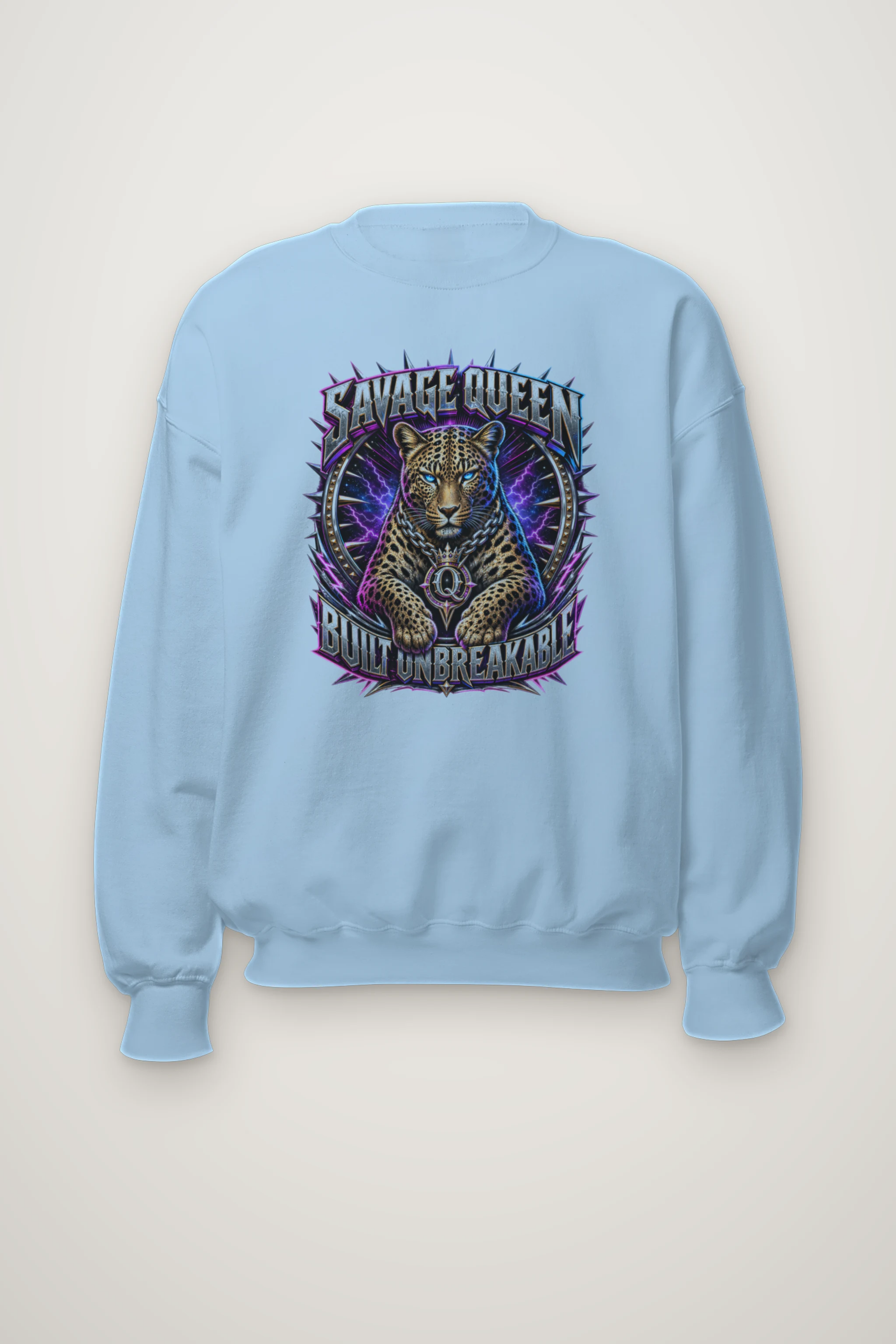 "Savage Queen" Heavy Blend Unisex Crewneck Sweatshirt