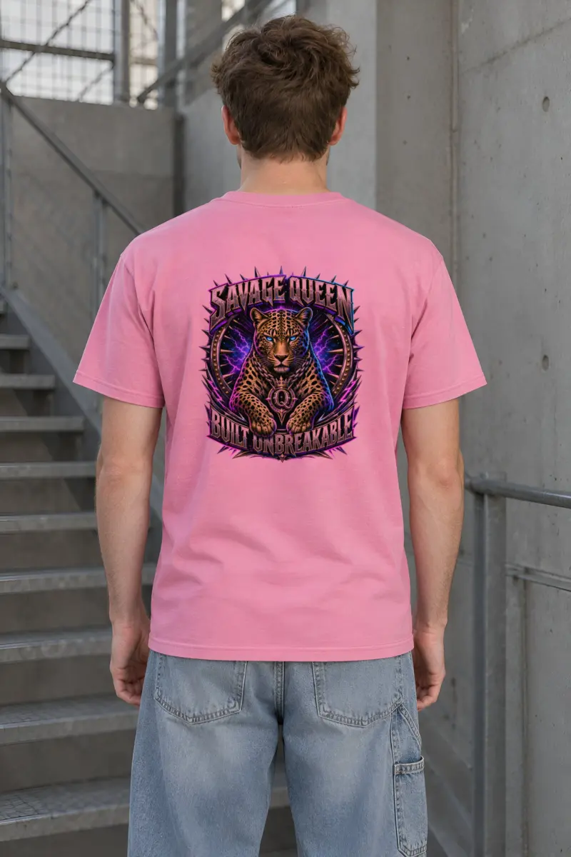"Savage Queen" Heavyweight Unisex Crewneck T-shirt