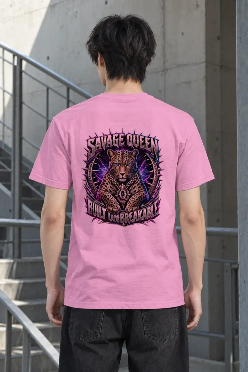 "Savage Queen" Heavyweight Unisex Crewneck T-shirt
