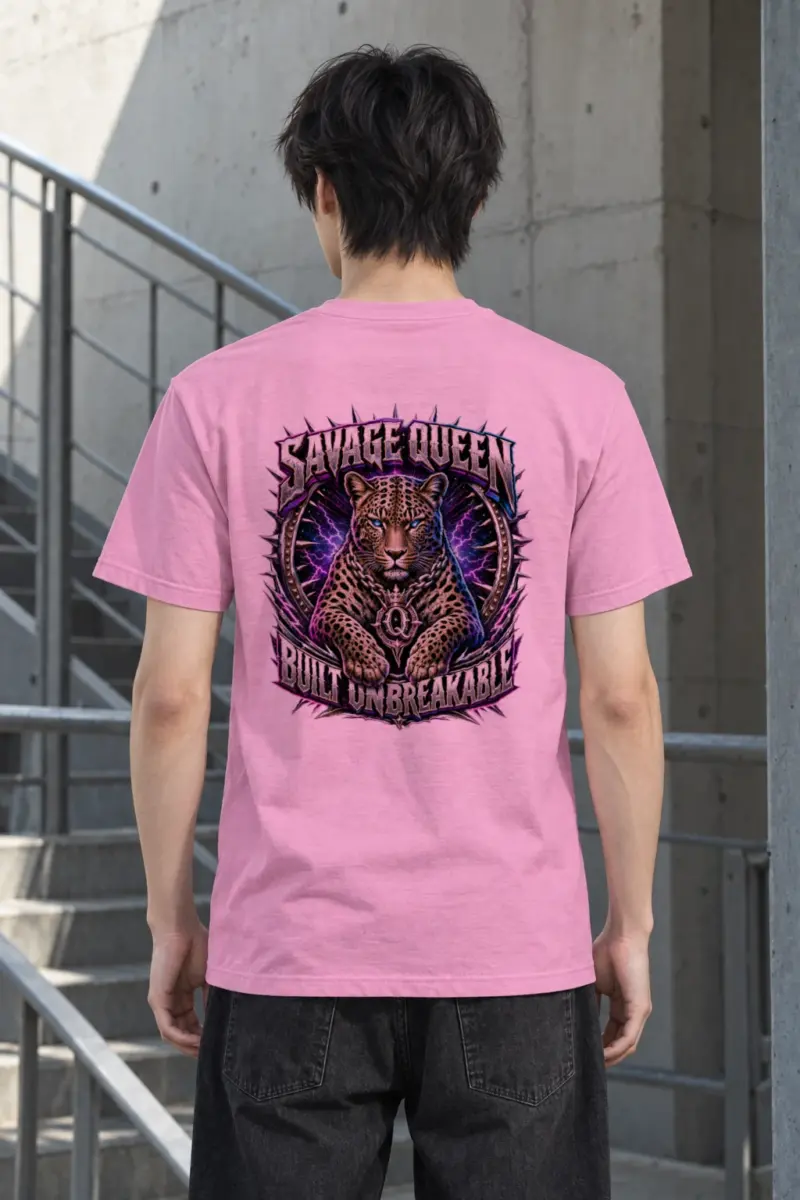 "Savage Queen" Heavyweight Unisex Crewneck T-shirt