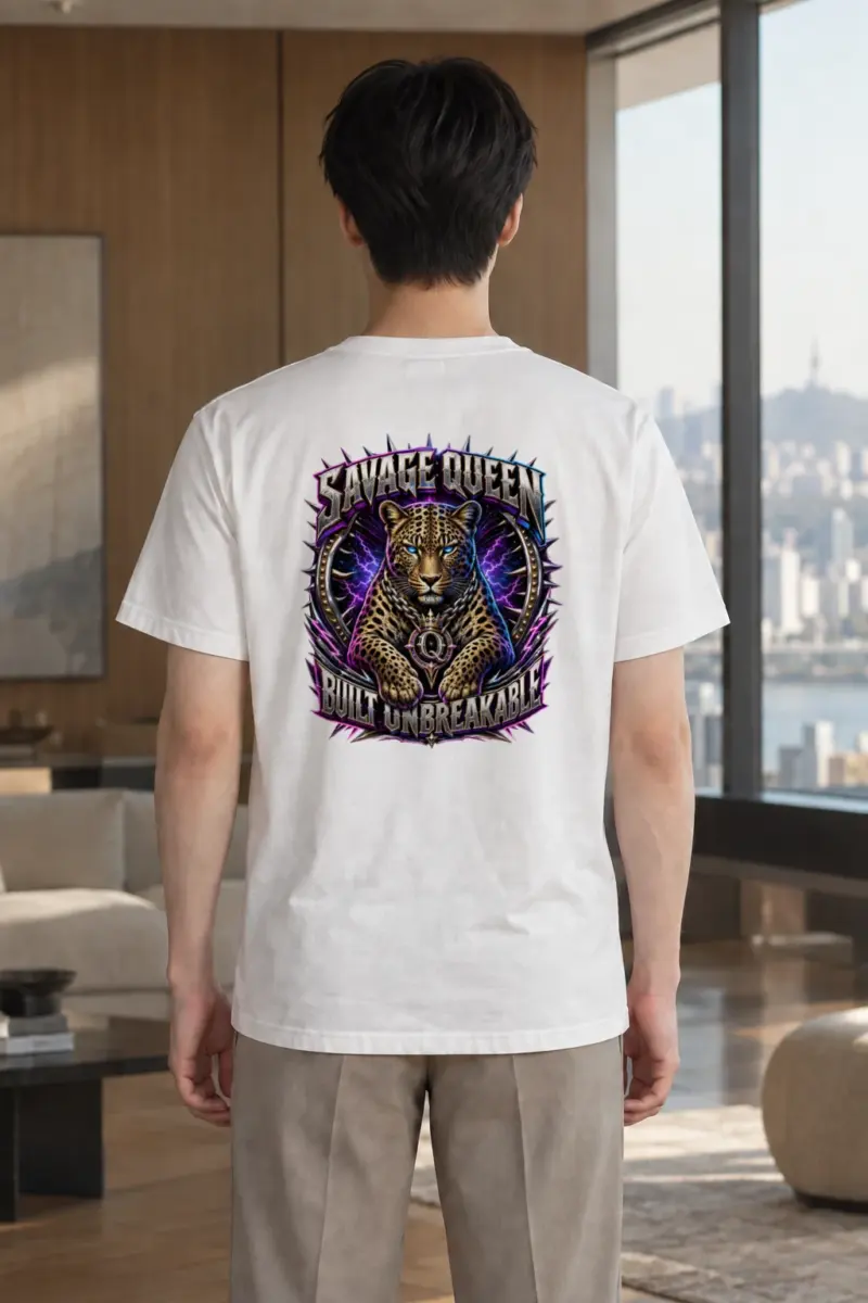 "Savage Queen" Heavyweight Unisex Crewneck T-shirt | Gildan 5000