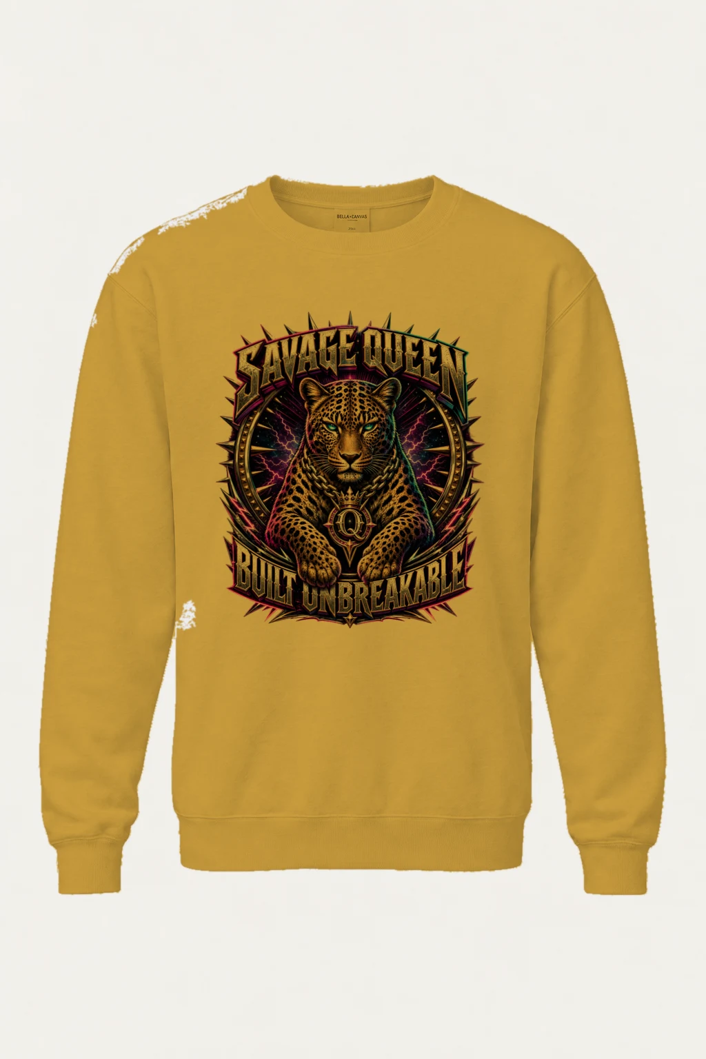 "Savage Queen" Unisex Sponge Fleece Crewneck Sweatshirt | Bella + Canvas 3901