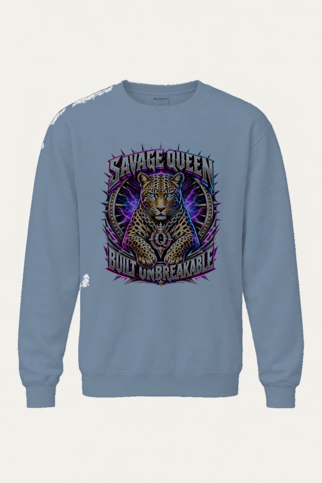 "Savage Queen" Unisex Sponge Fleece Crewneck Sweatshirt | Bella + Canvas 3901
