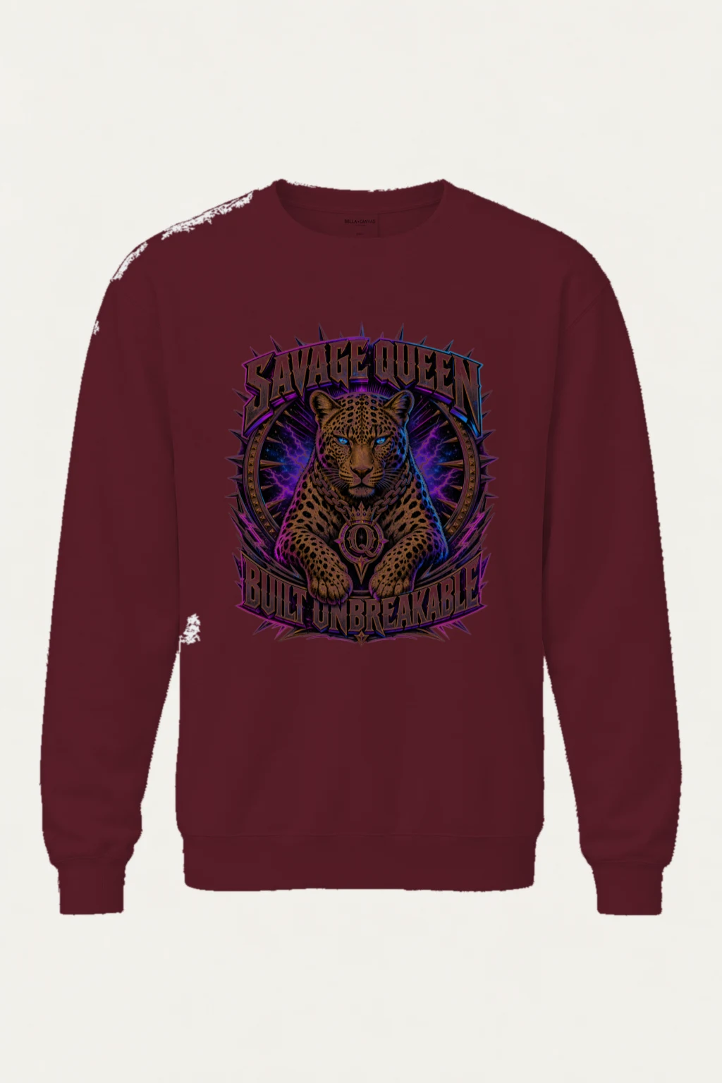 "Savage Queen" Unisex Sponge Fleece Crewneck Sweatshirt | Bella + Canvas 3901