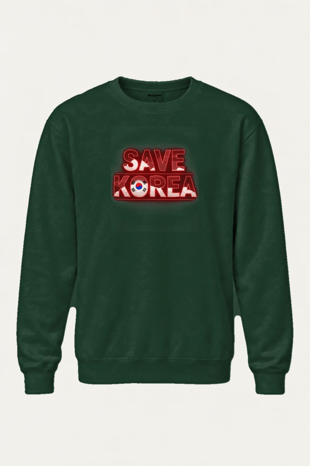 "Save Korea" Heavy Blend Unisex Crewneck Sweatshirt | Gildan 18000