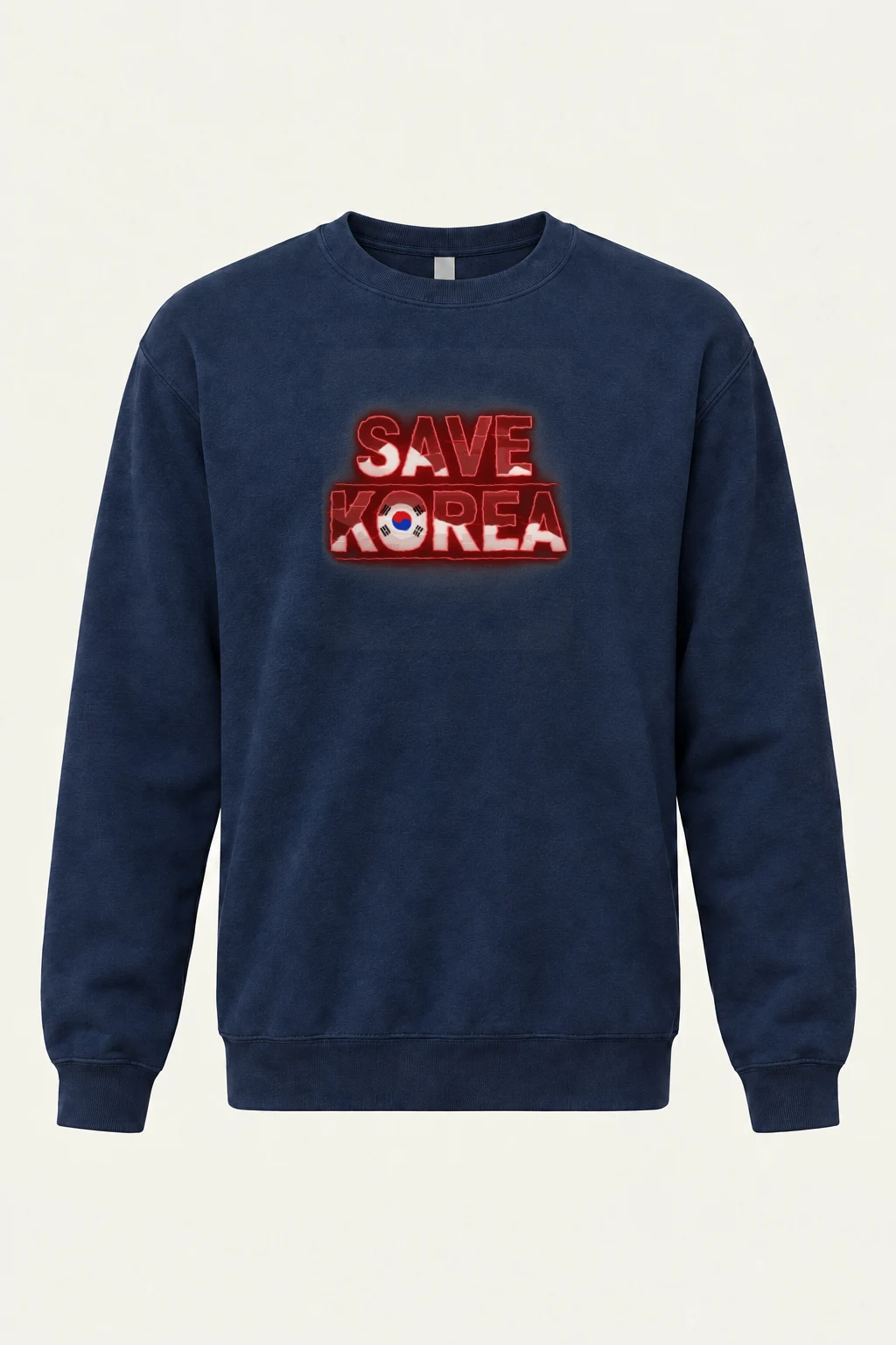"Save Korea" Heavy Blend Unisex Crewneck Sweatshirt | Gildan 18000