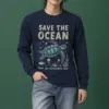 "Save The Ocean" Unisex Longsleeve T-shirt