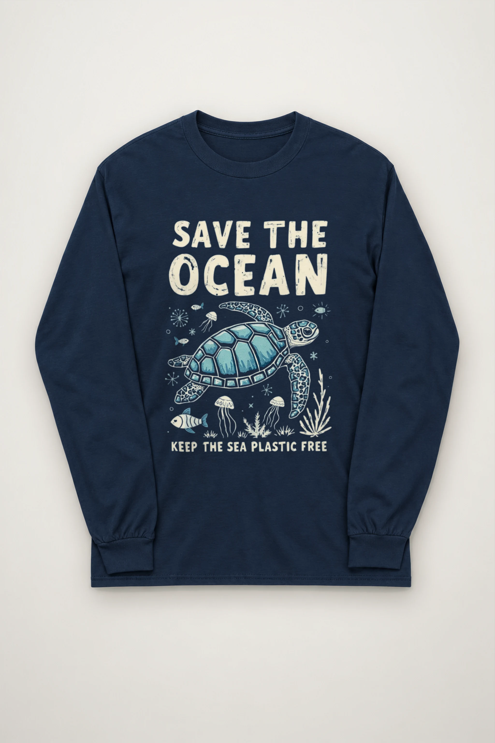 "Save The Ocean" Unisex Longsleeve T-shirt