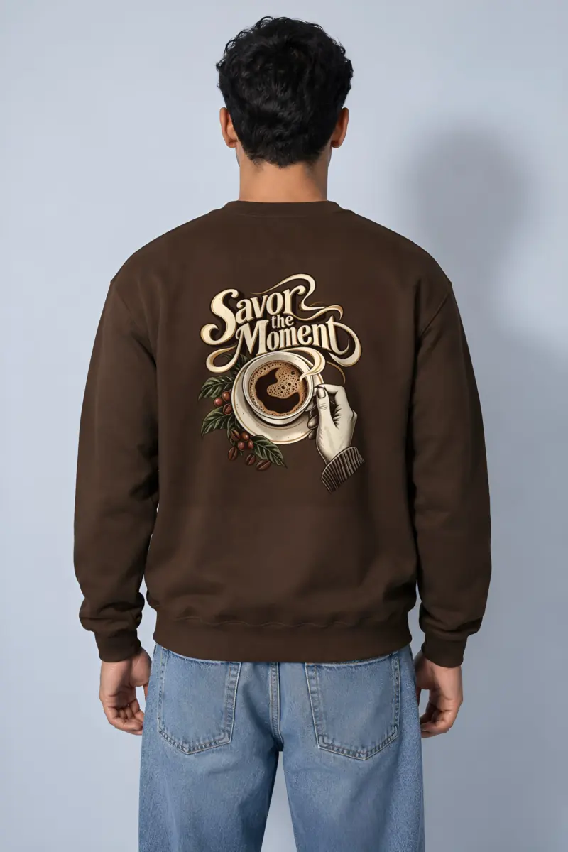 "Savor the Moment" Heavy Blend Unisex Crewneck Sweatshirt
