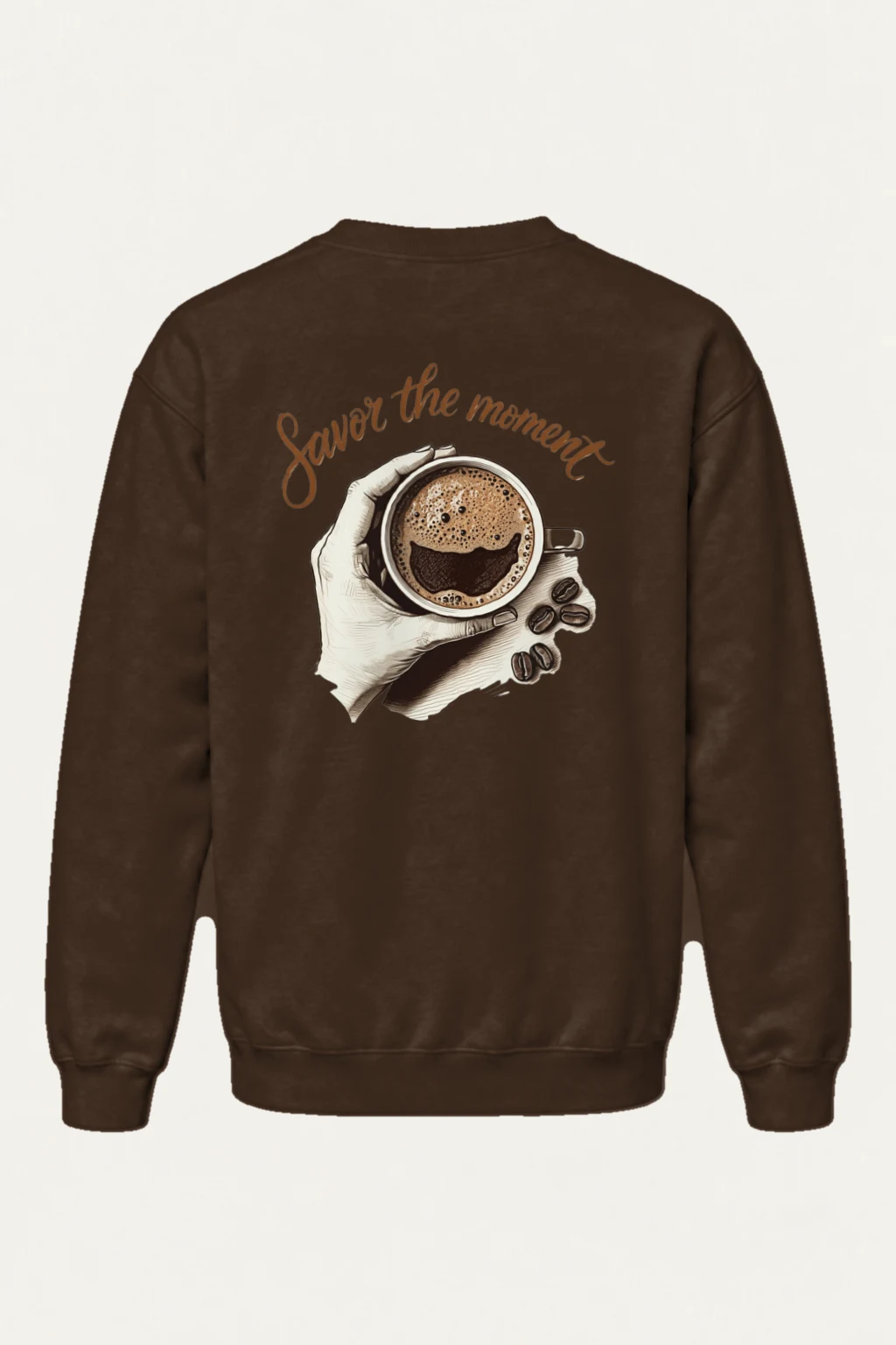 "Savor The Moment" Heavy Blend Unisex Crewneck Sweatshirt | Gildan 18000