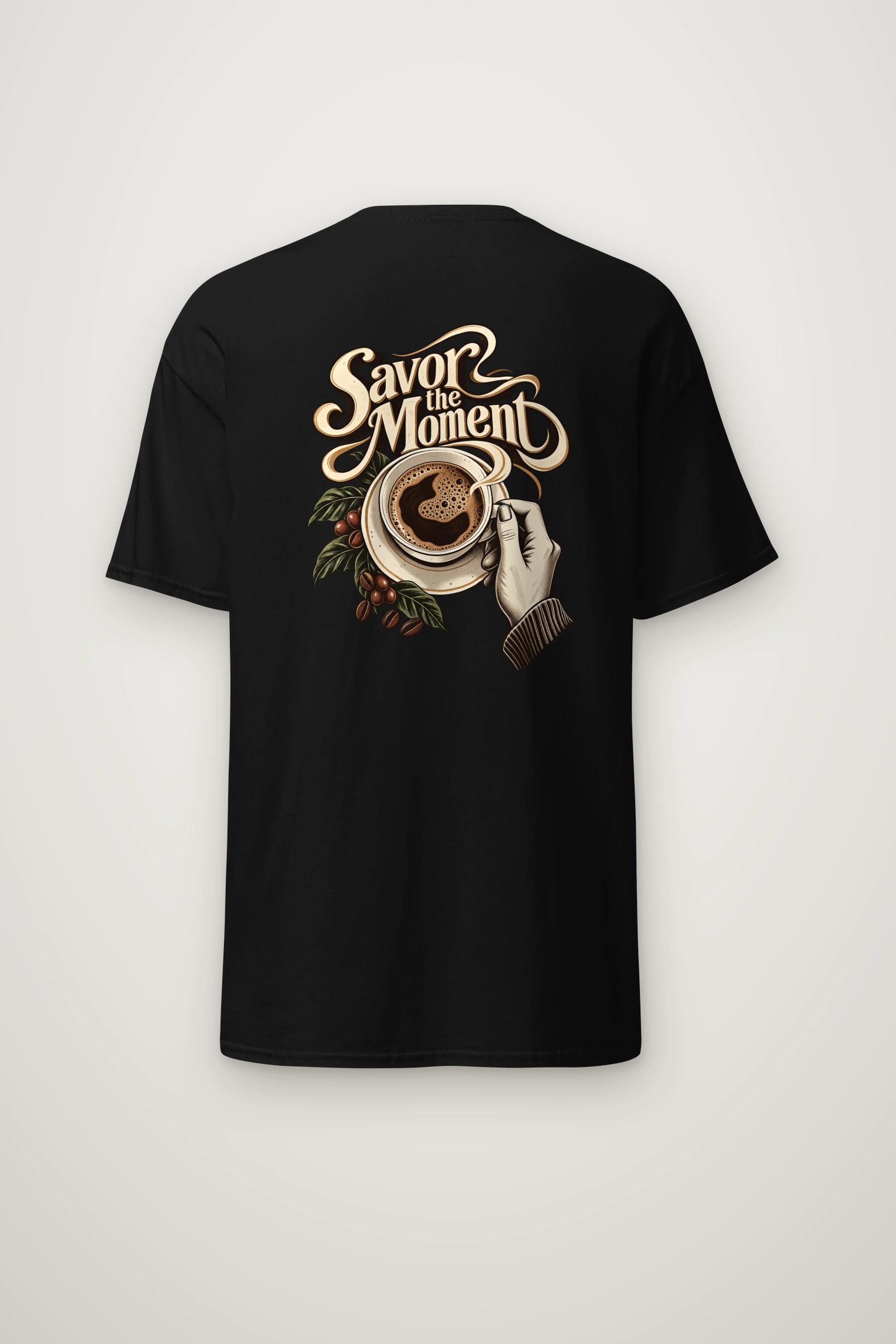 "Savor The Moment" Heavyweight Unisex Crewneck T-shirt