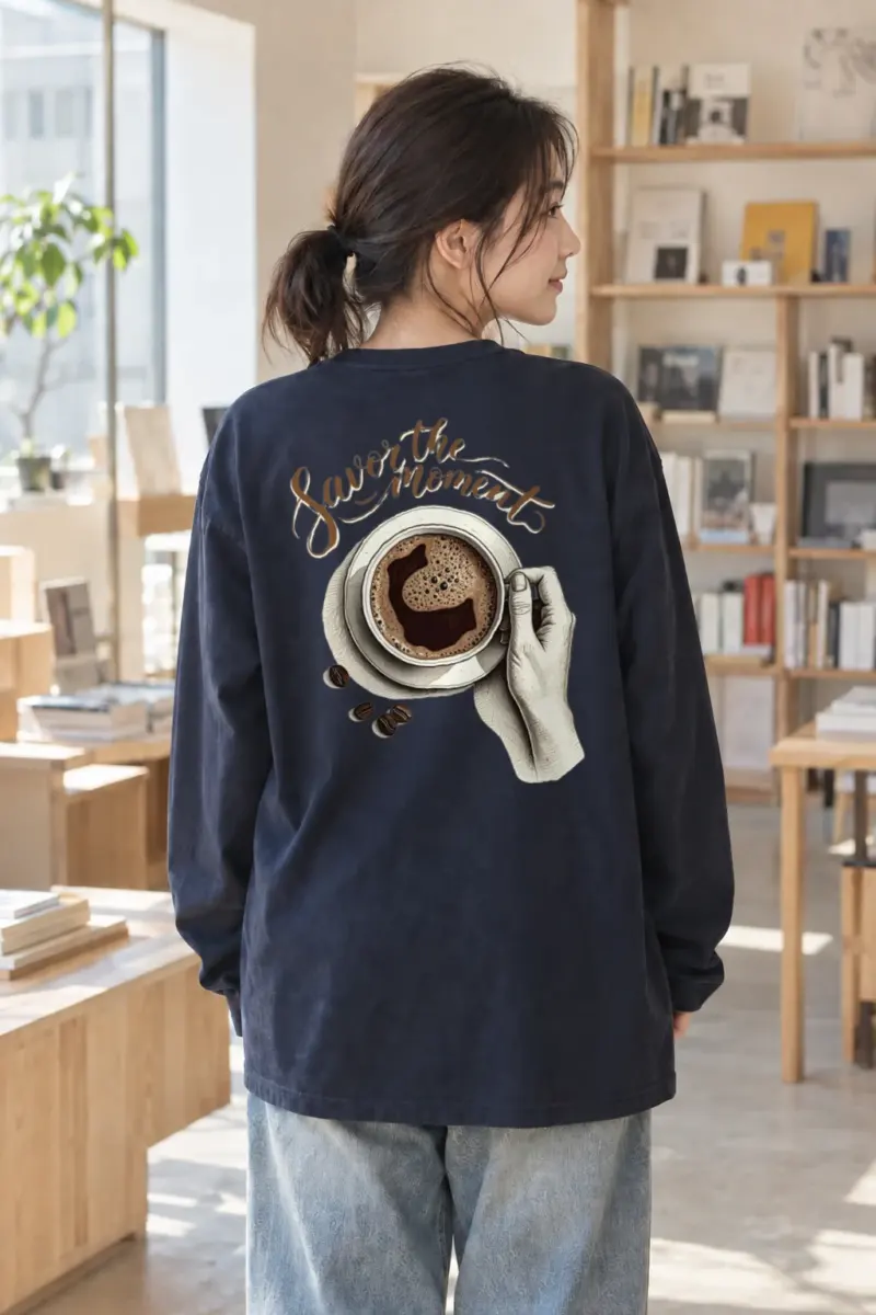 "Savor the Moment" Unisex Longsleeve T-shirt | Gildan 2400
