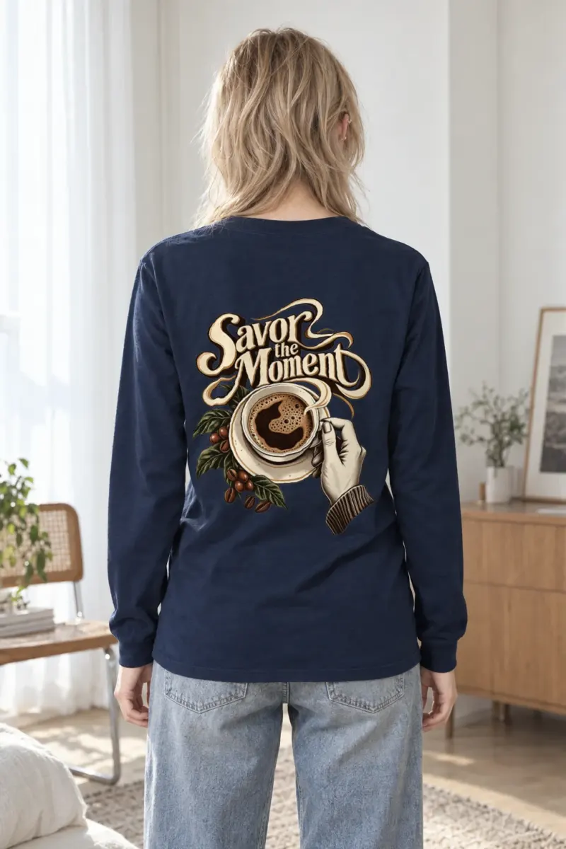 "Savor The Moment" Unisex Longsleeve T-shirt