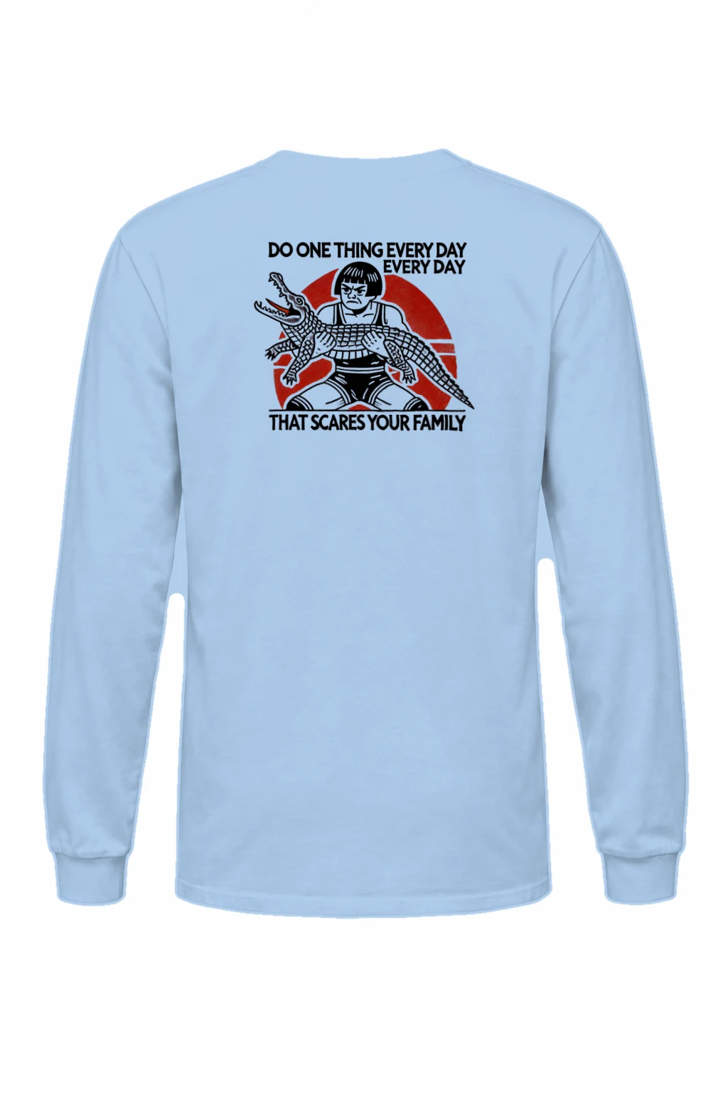 "Scares Your Family" Unisex Longsleeve T-shirt | Gildan 2400