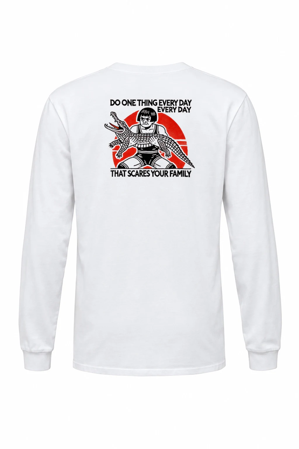 "Scares Your Family" Unisex Longsleeve T-shirt | Gildan 2400
