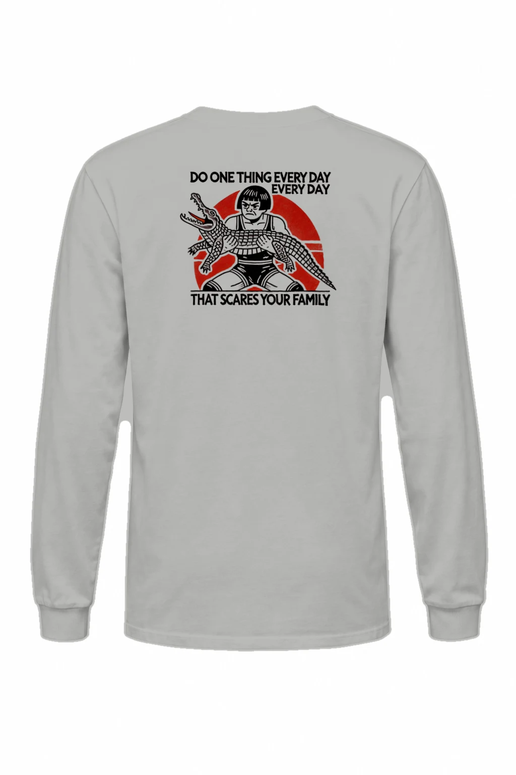 "Scares Your Family" Unisex Longsleeve T-shirt | Gildan 2400