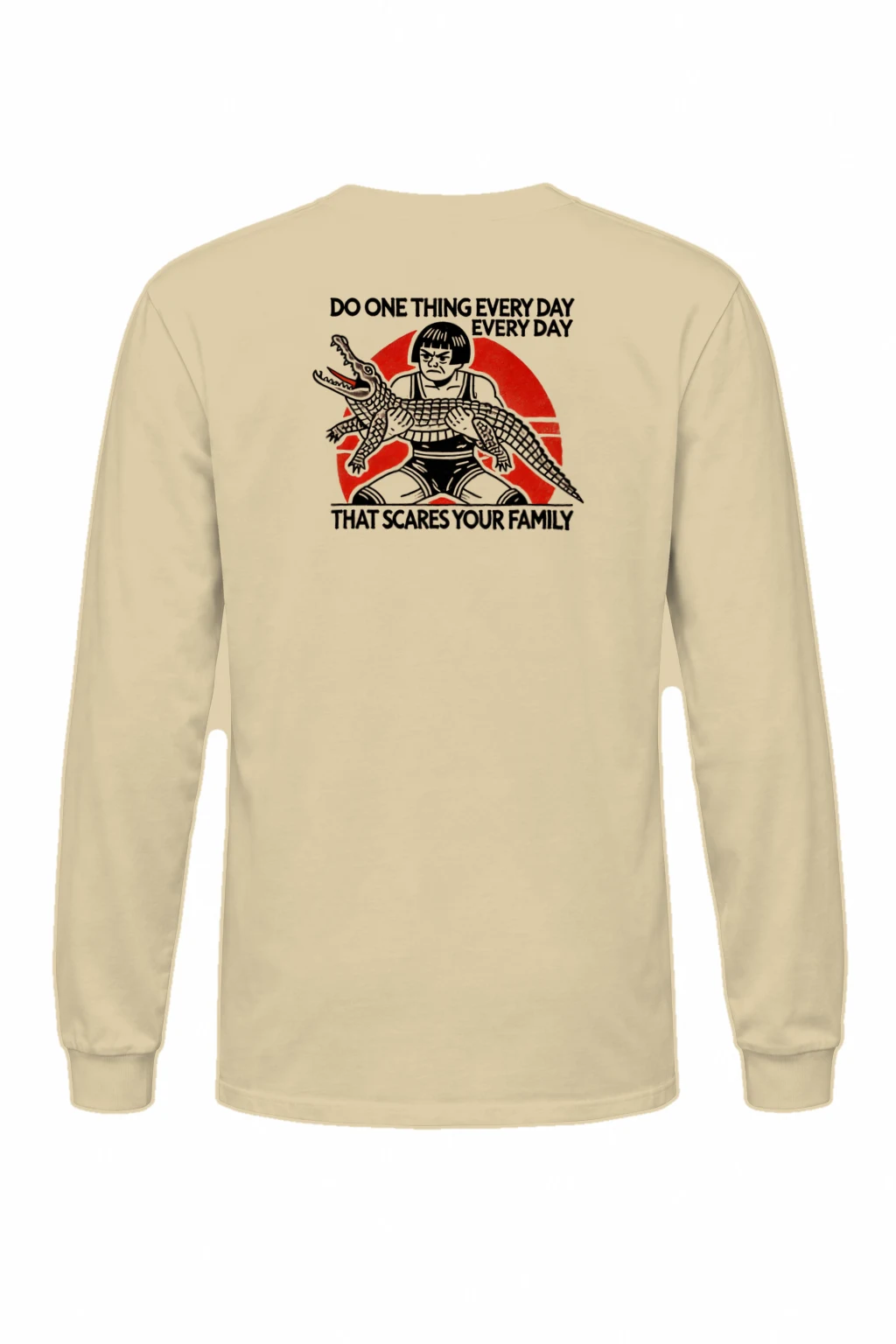 "Scares Your Family" Unisex Longsleeve T-shirt | Gildan 2400