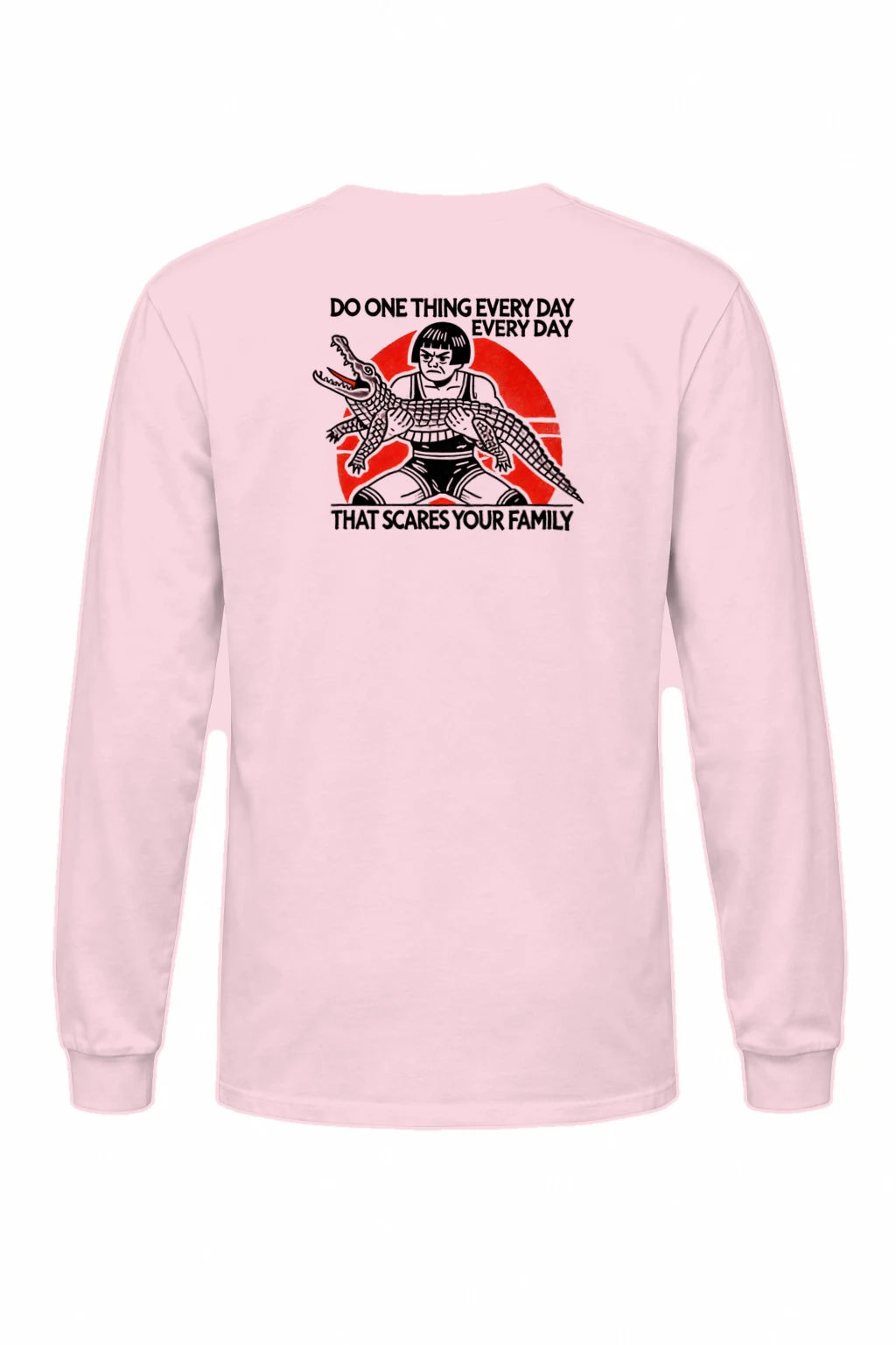 "Scares Your Family" Unisex Longsleeve T-shirt | Gildan 2400