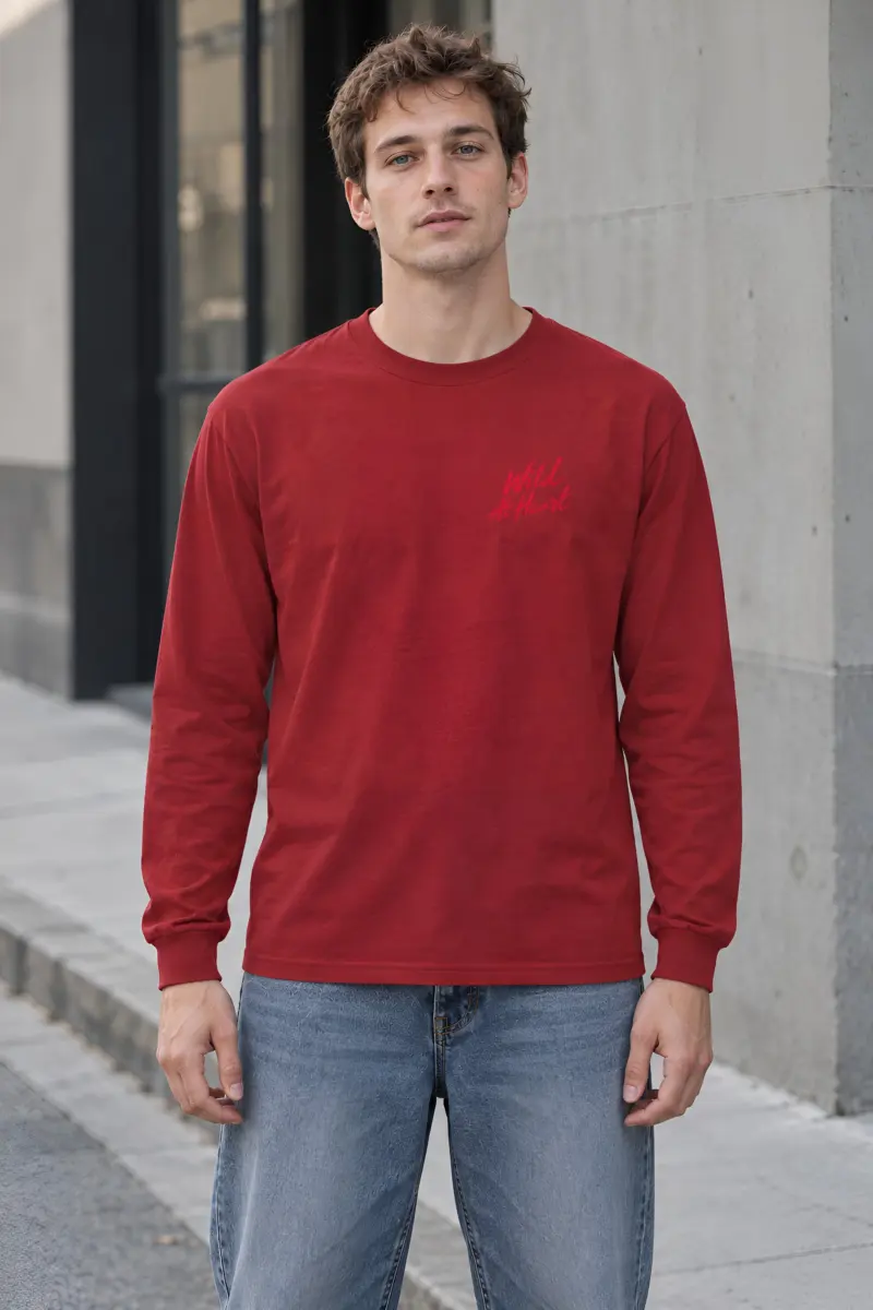 "Scarlet Stare" Unisex Longsleeve T-shirt