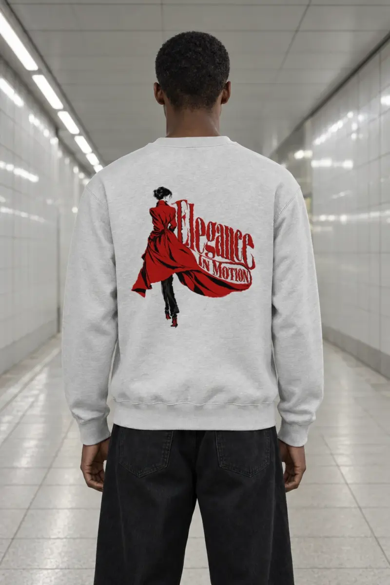 "Scarlet Street Poise" Heavy Blend Unisex Crewneck Sweatshirt | Gildan 18000