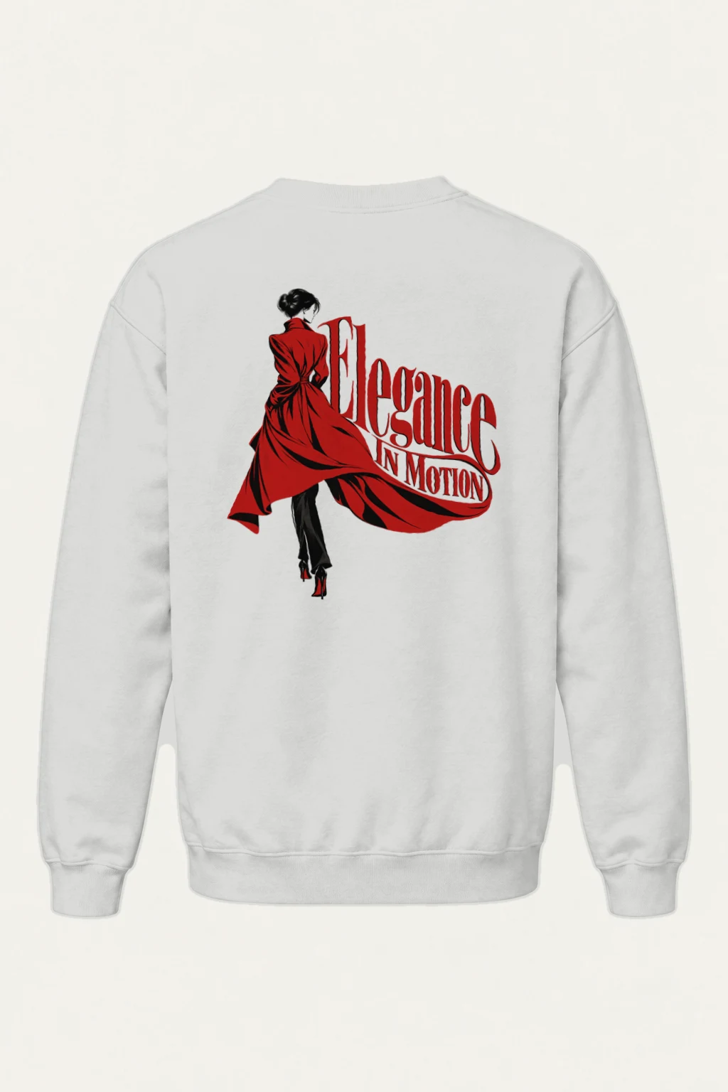 "Scarlet Street Poise" Heavy Blend Unisex Crewneck Sweatshirt | Gildan 18000