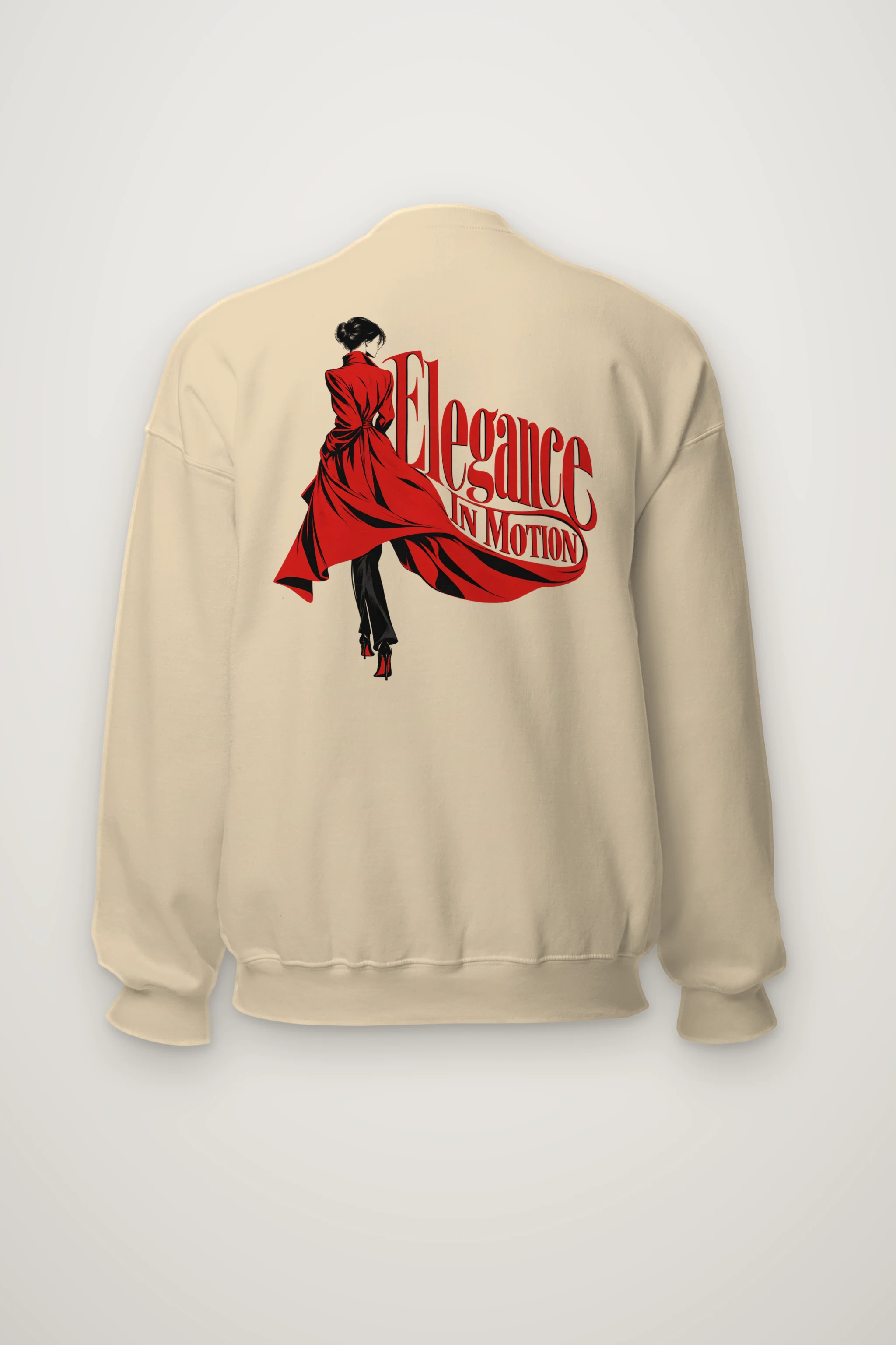 "Scarlet Street Poise" Heavy Blend Unisex Crewneck Sweatshirt