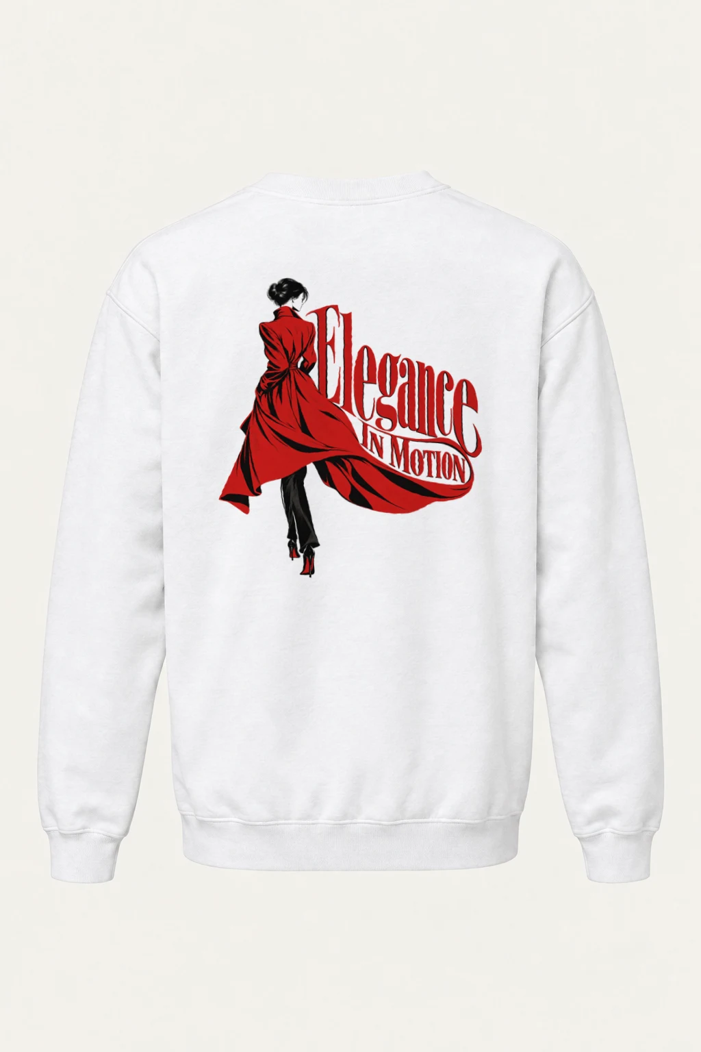 "Scarlet Street Poise" Heavy Blend Unisex Crewneck Sweatshirt | Gildan 18000