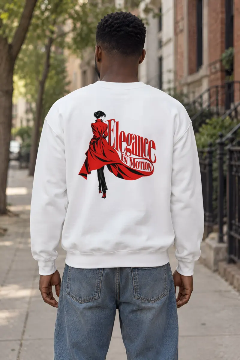 "Scarlet Street Poise" 1 Crewneck Sweatshirt