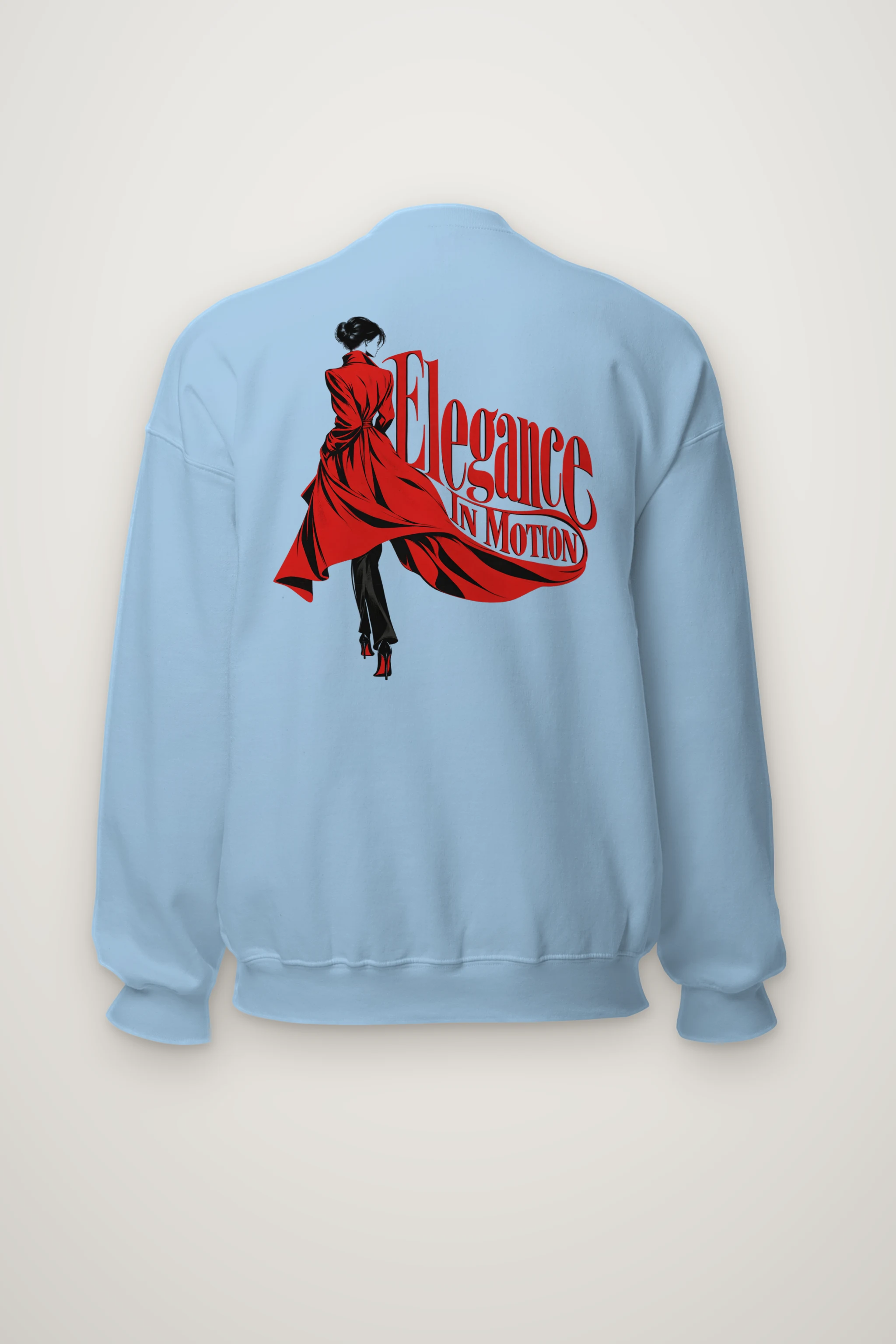 "Scarlet Street Poise" Heavy Blend Unisex Crewneck Sweatshirt