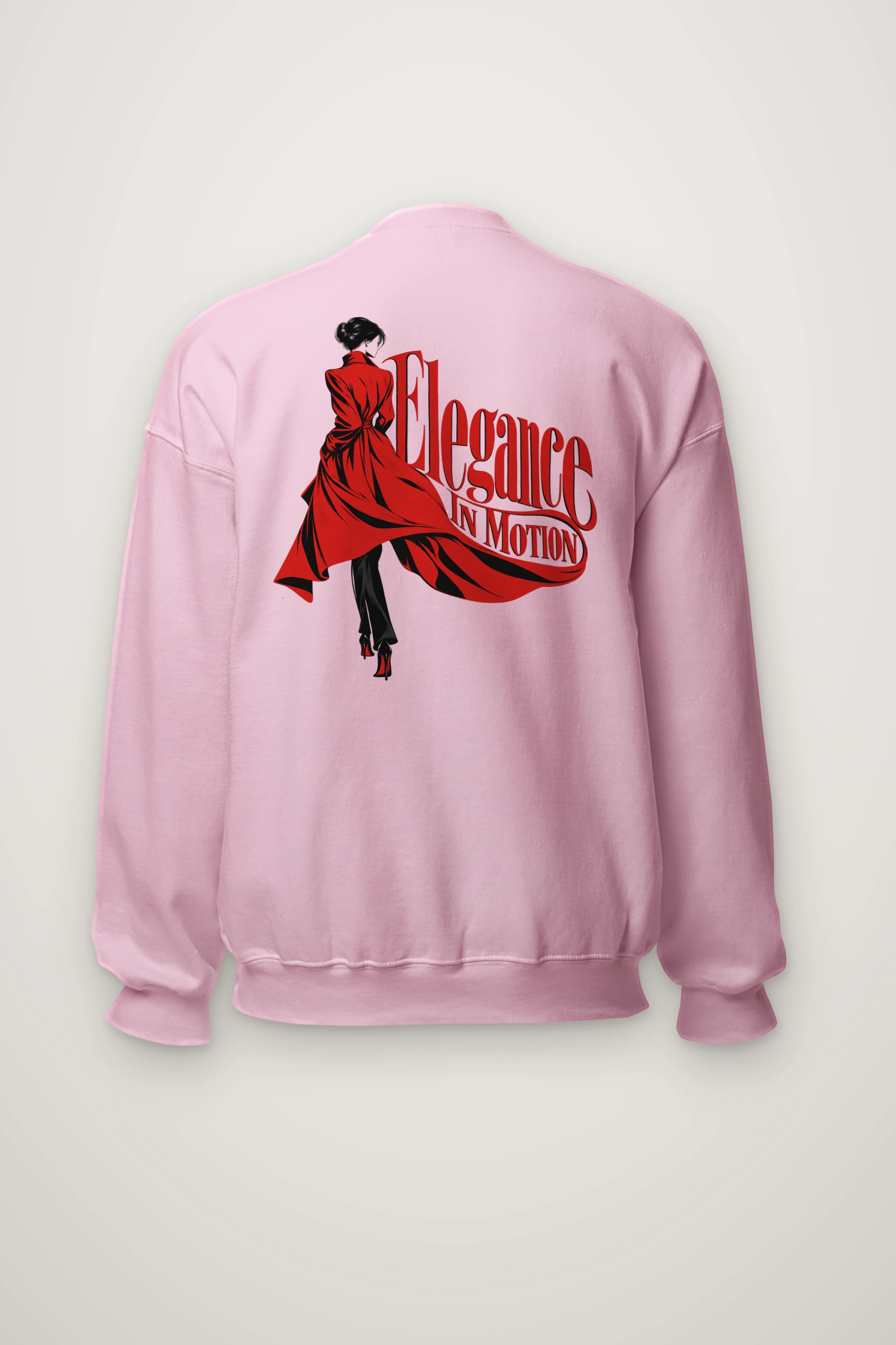 "Scarlet Street Poise" Heavy Blend Unisex Crewneck Sweatshirt