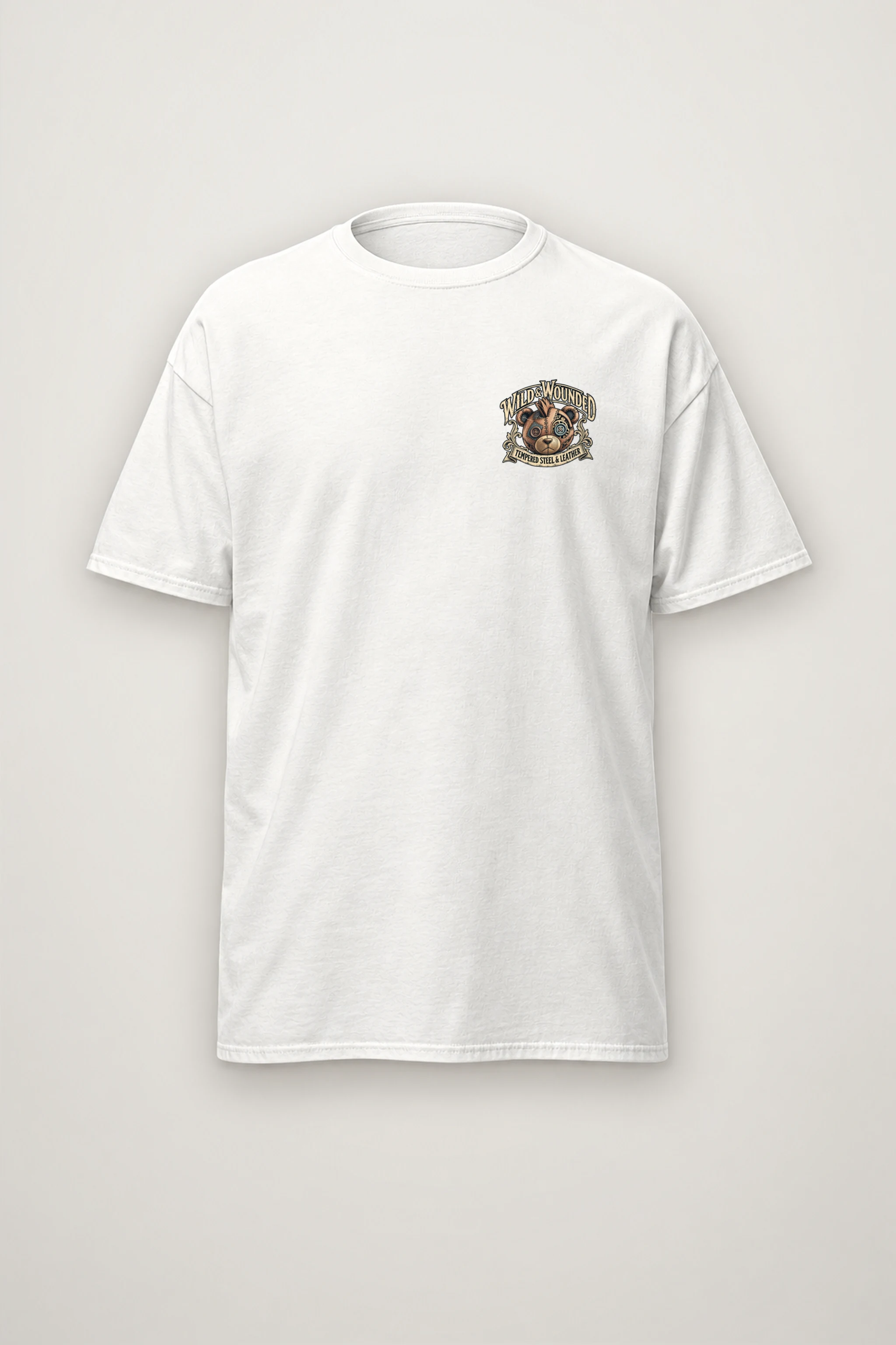 "Scarred But Strong" Heavyweight Unisex Crewneck T-shirt