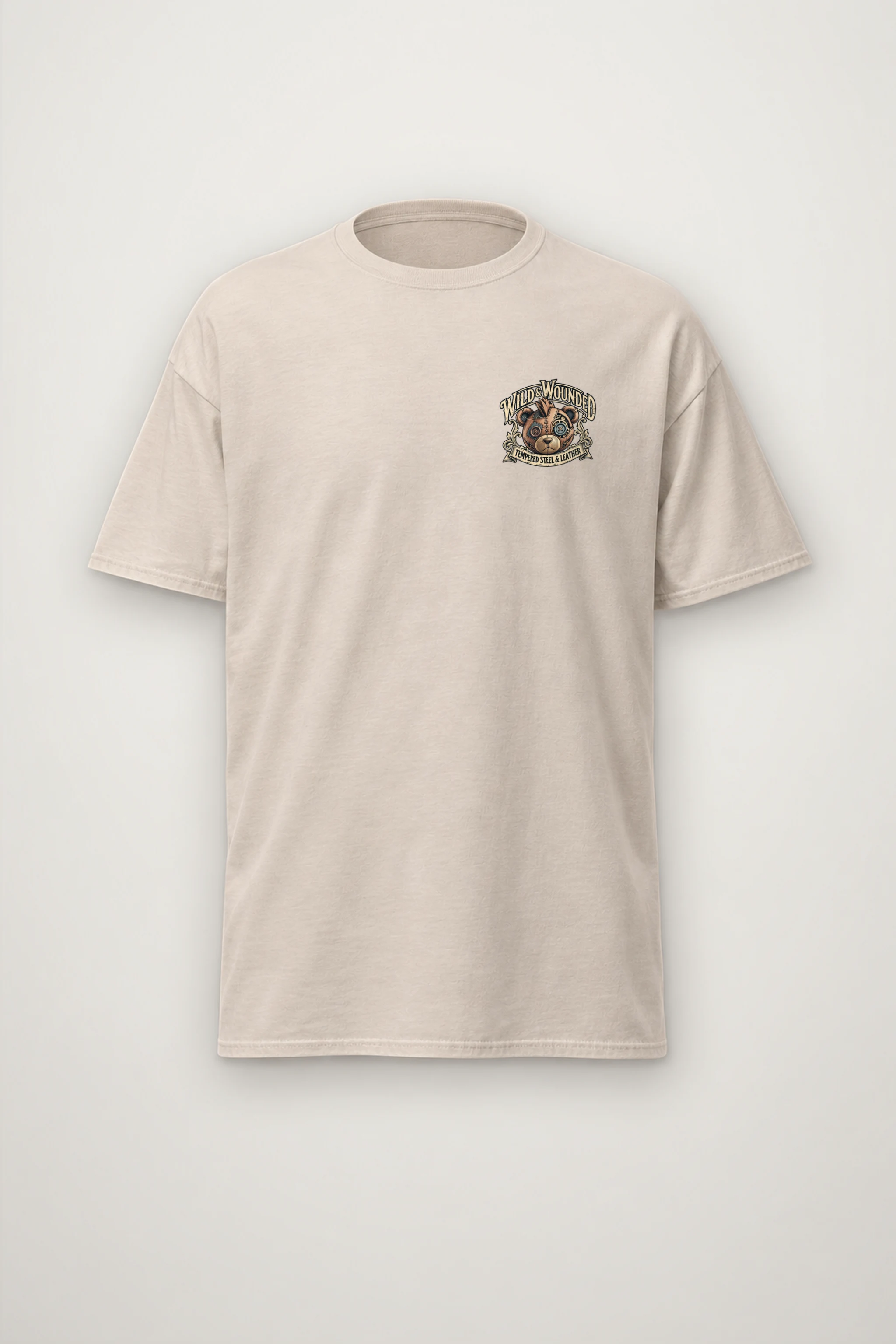 "Scarred But Strong" Heavyweight Unisex Crewneck T-shirt