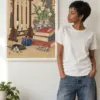 "Scholar's Brushstand Still Life" Premium Wooden Framed Poster