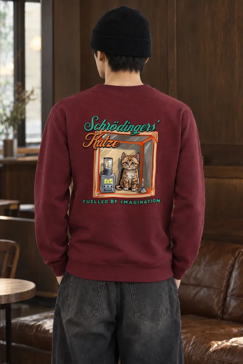 "Schrödinger's Katze" Heavy Blend Unisex Crewneck Sweatshirt