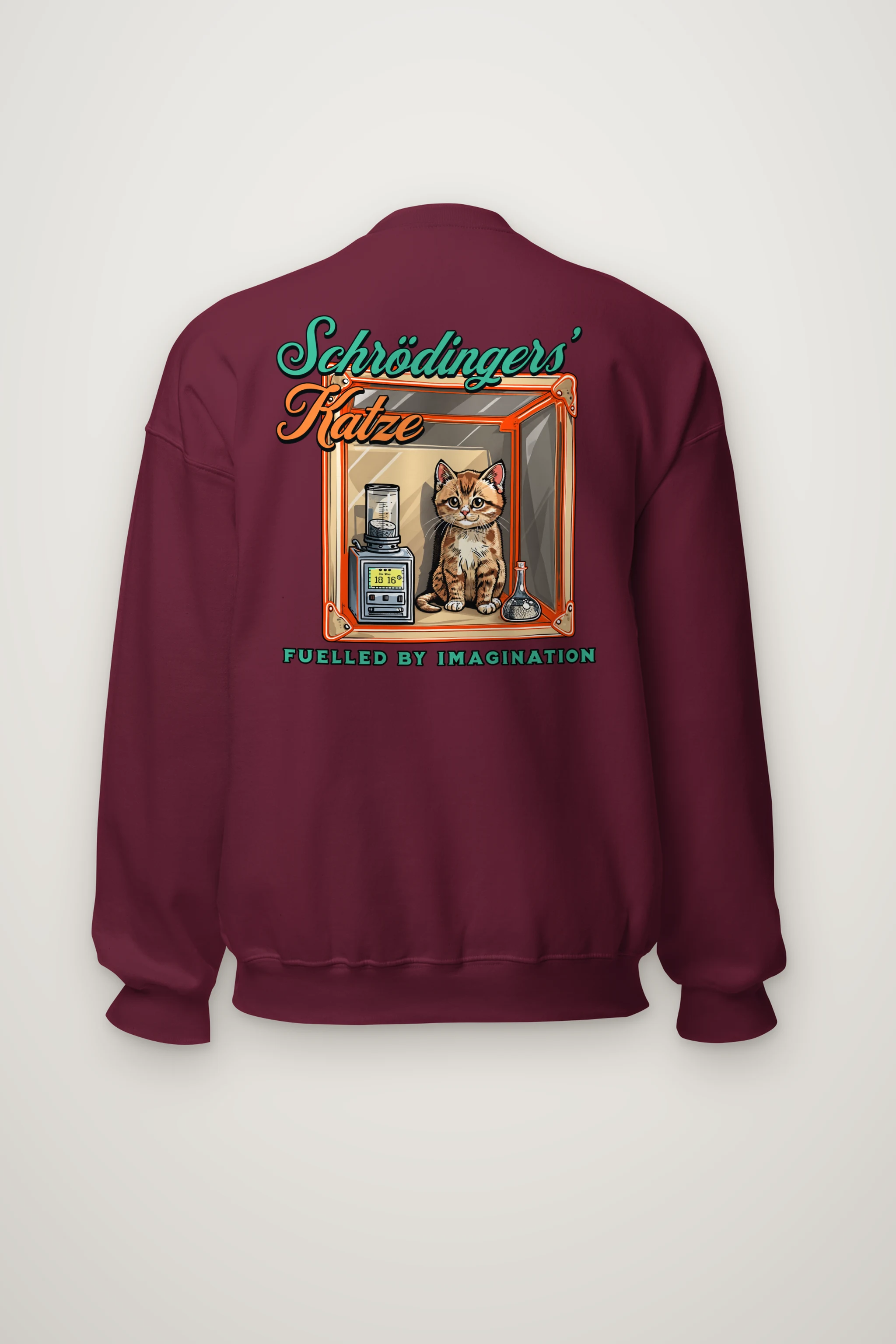 "Schrödinger's Katze" Heavy Blend Unisex Crewneck Sweatshirt
