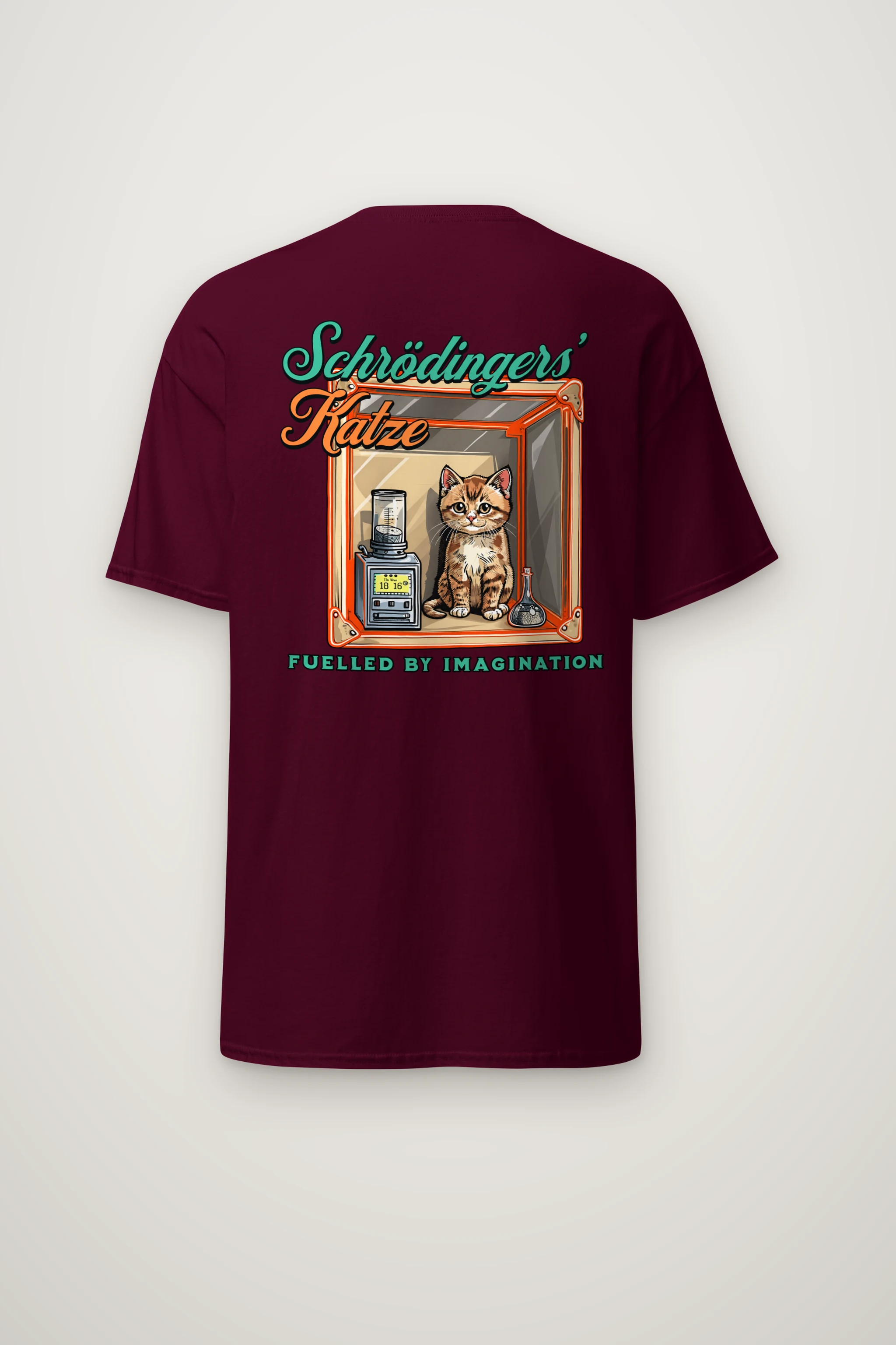 "Schrödinger’s Katze" Heavyweight Unisex Crewneck T-shirt