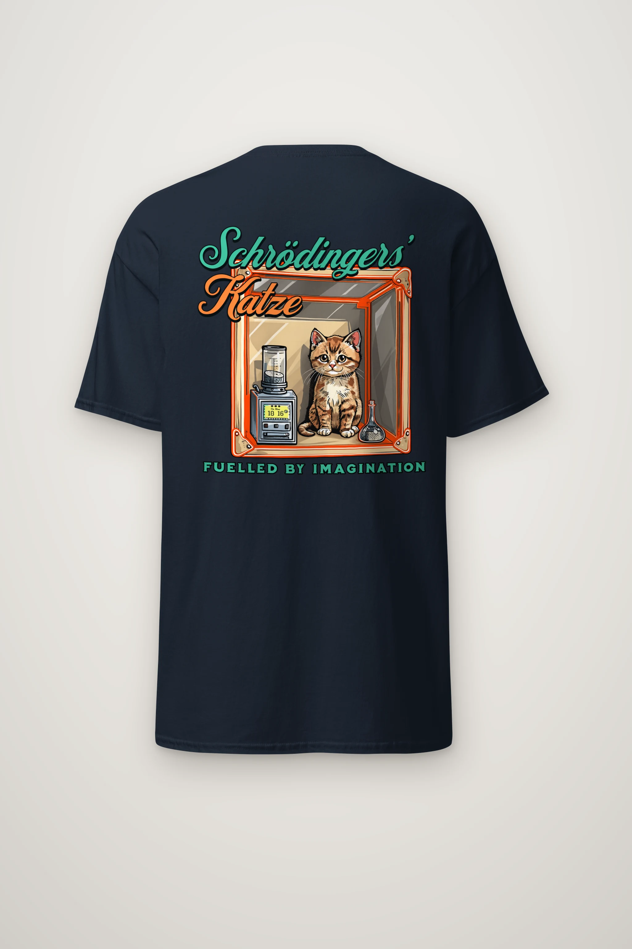 "Schrödinger’s Katze" Heavyweight Unisex Crewneck T-shirt