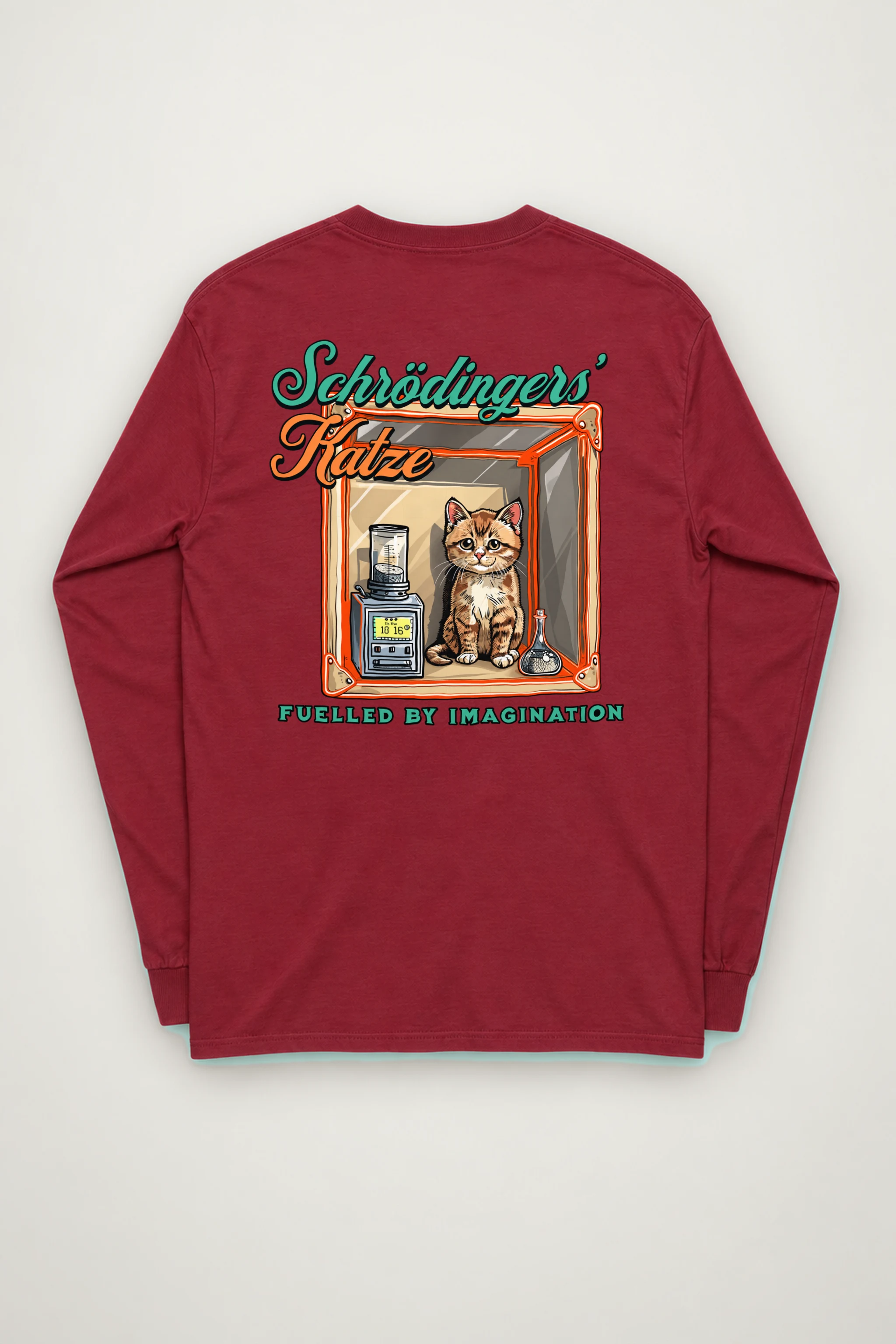 "Schrödinger’s Katze" Unisex Longsleeve T-shirt